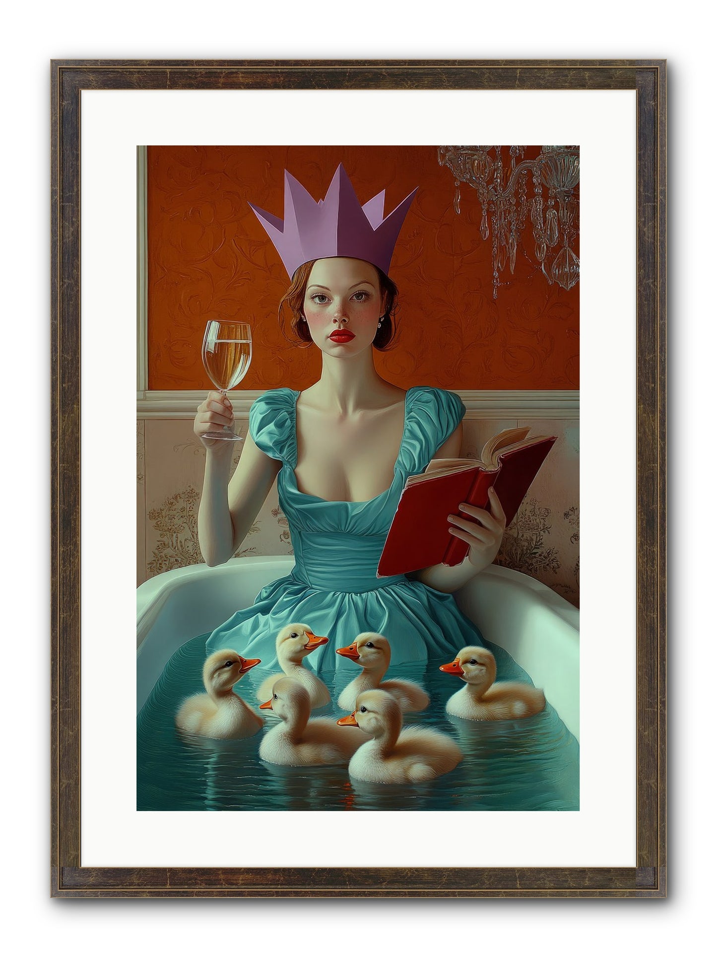 Memoirs Of Divine Mischief Framed Print - Slimwoods Black/Gold 16x24