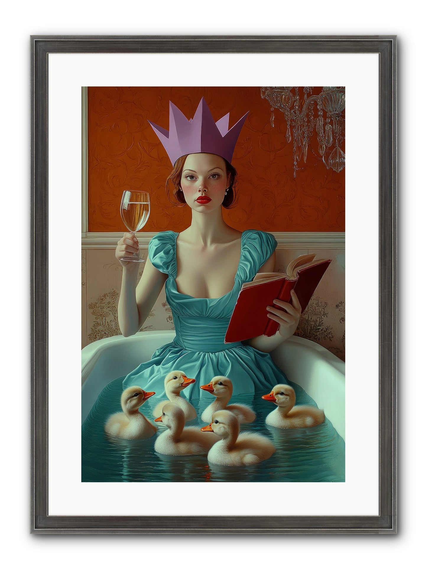 Memoirs Of Divine Mischief Framed Print - Slimwoods Black/Silver 16x24
