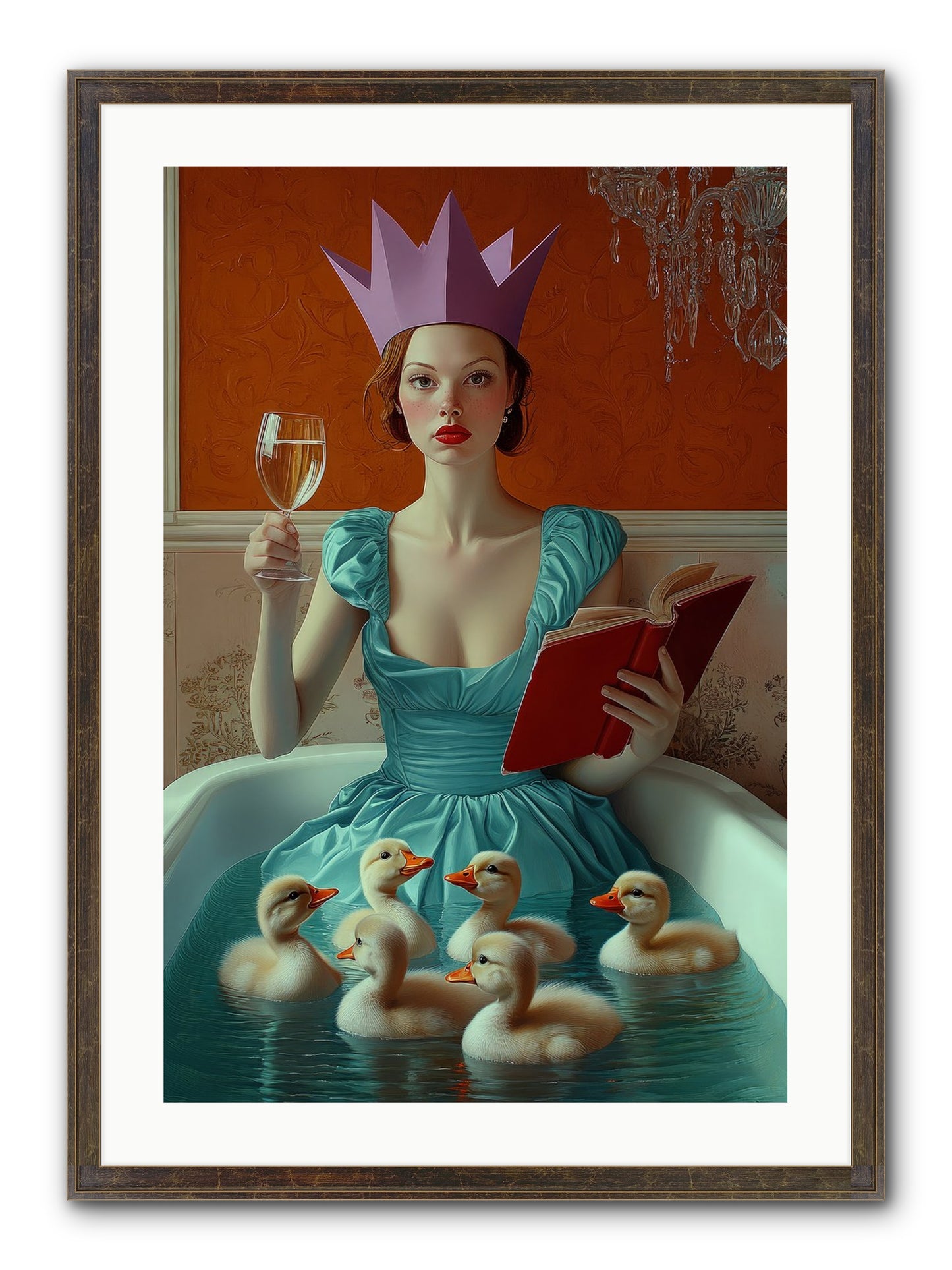 Memoirs Of Divine Mischief Framed Print - Slimwoods Black/Gold 20x30
