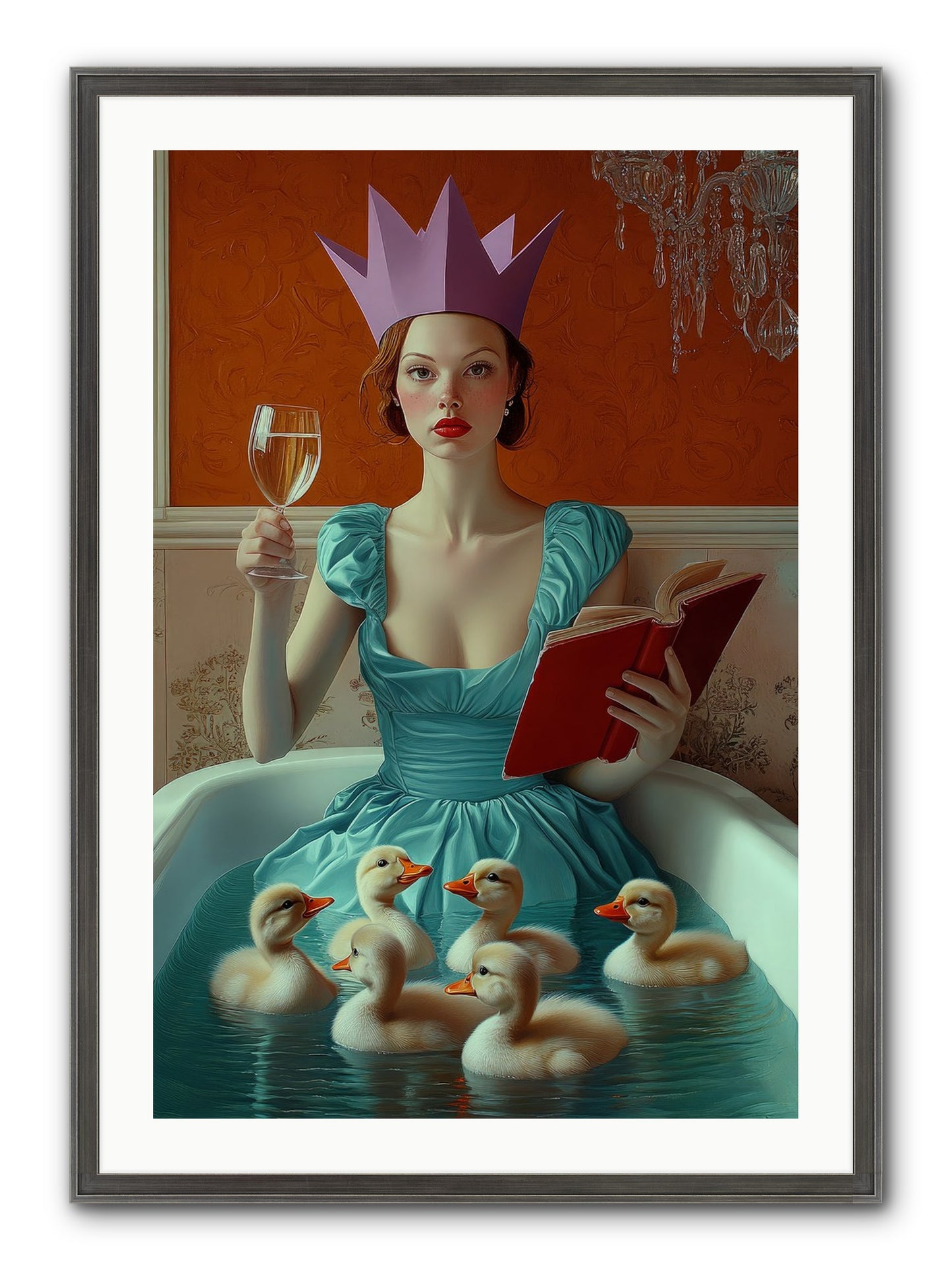 Memoirs Of Divine Mischief Framed Print - Slimwoods Black/Silver 24x36