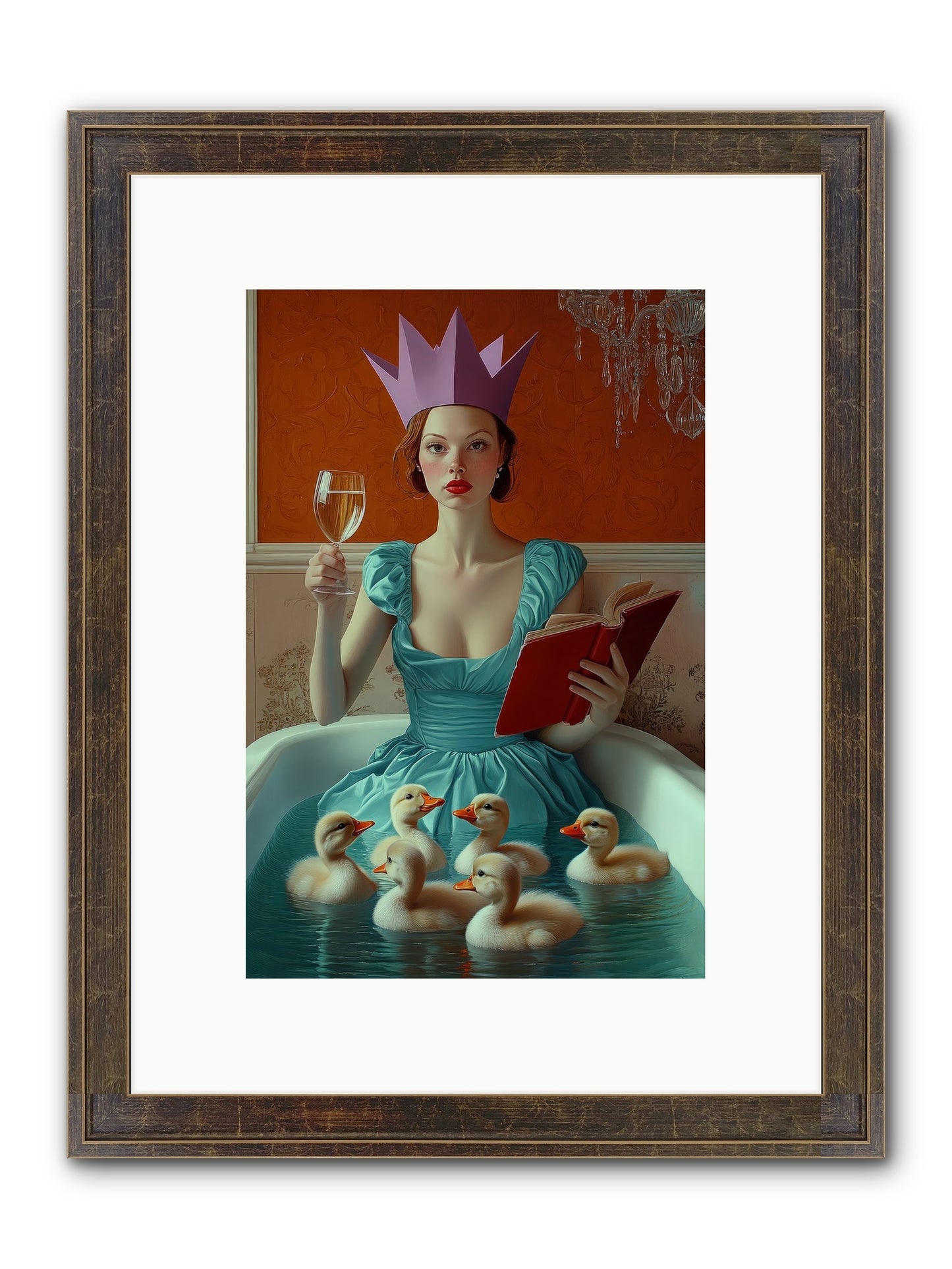 Memoirs Of Divine Mischief Framed Print - Slimwoods Black/Gold 8x12