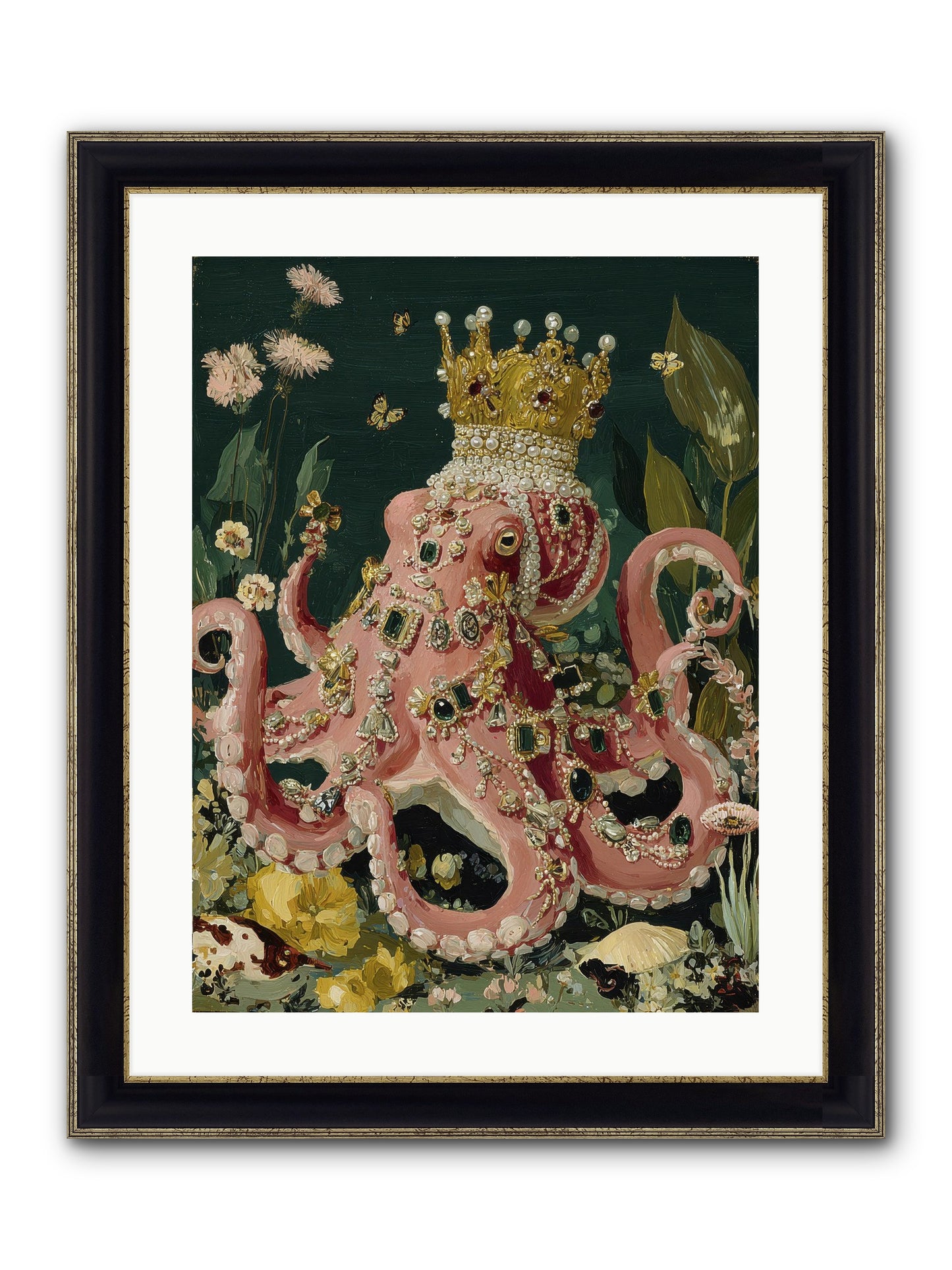 Memories Left To Fade Framed Print - Black & Gold 18x24