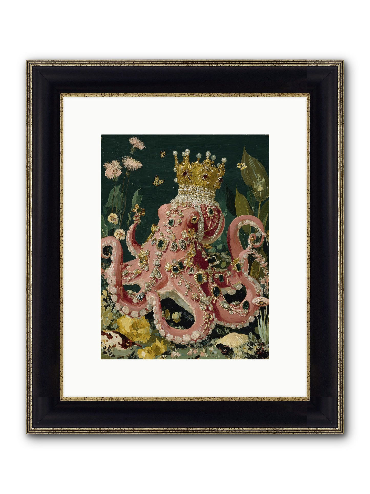 Memories Left To Fade Framed Print - Black & Gold 9x12