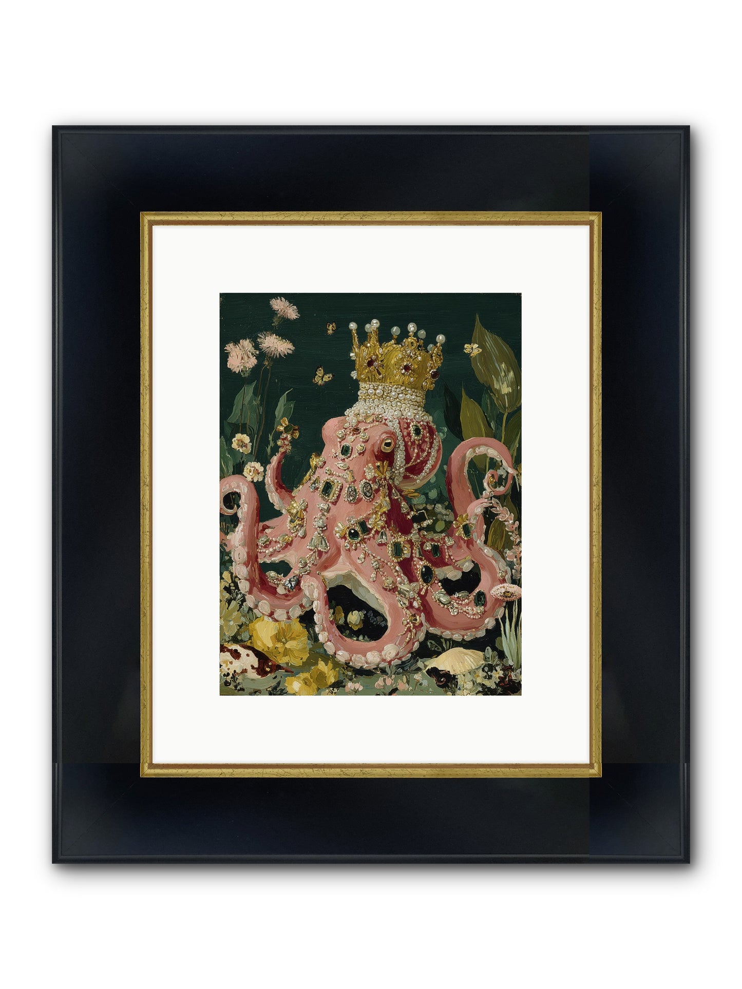 Memories Left To Fade Framed Print - Wide Black w/Gold 9x12