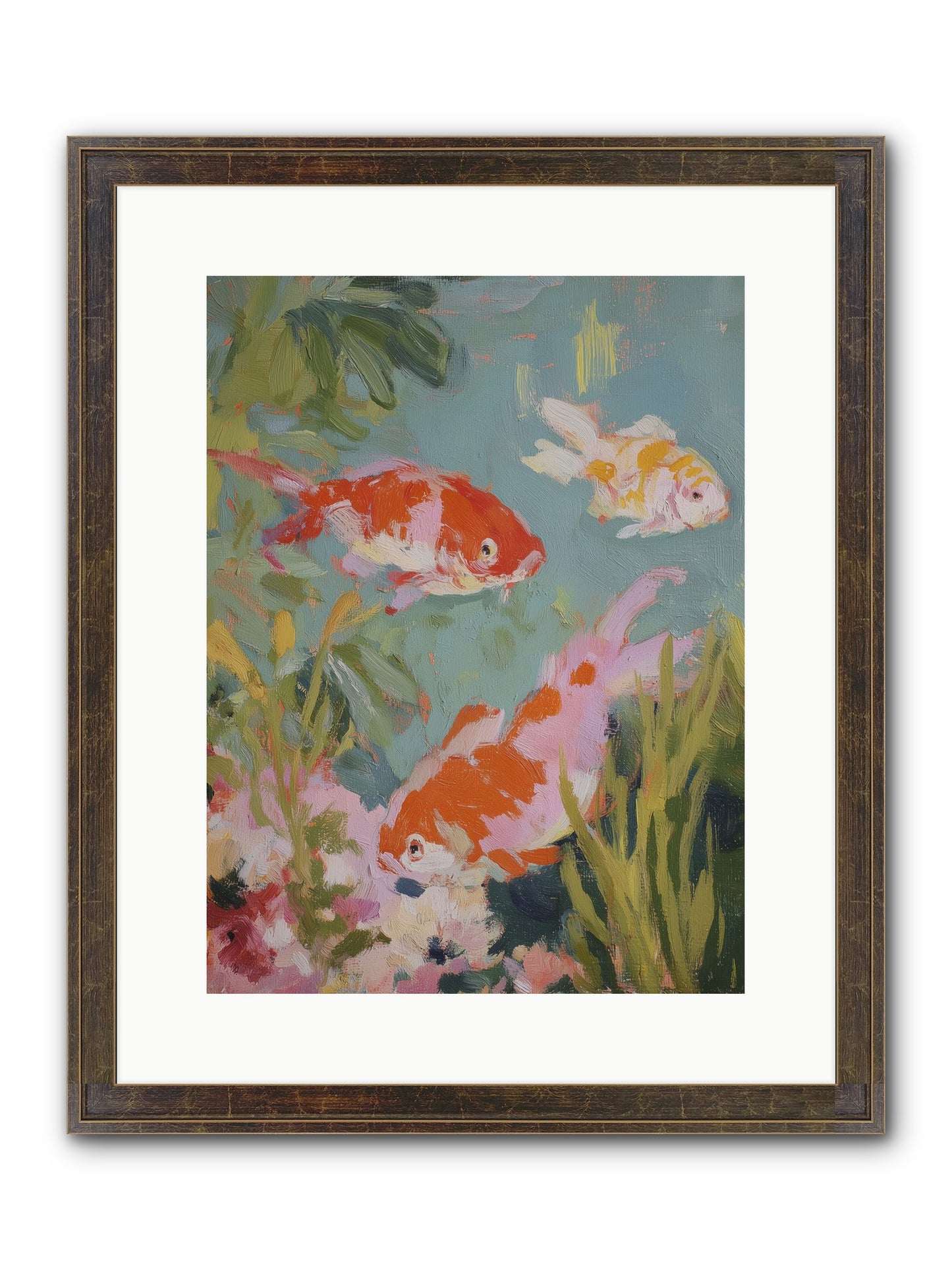Memory's Seascape Framed Print - Slimwoods Black/Gold 12x16