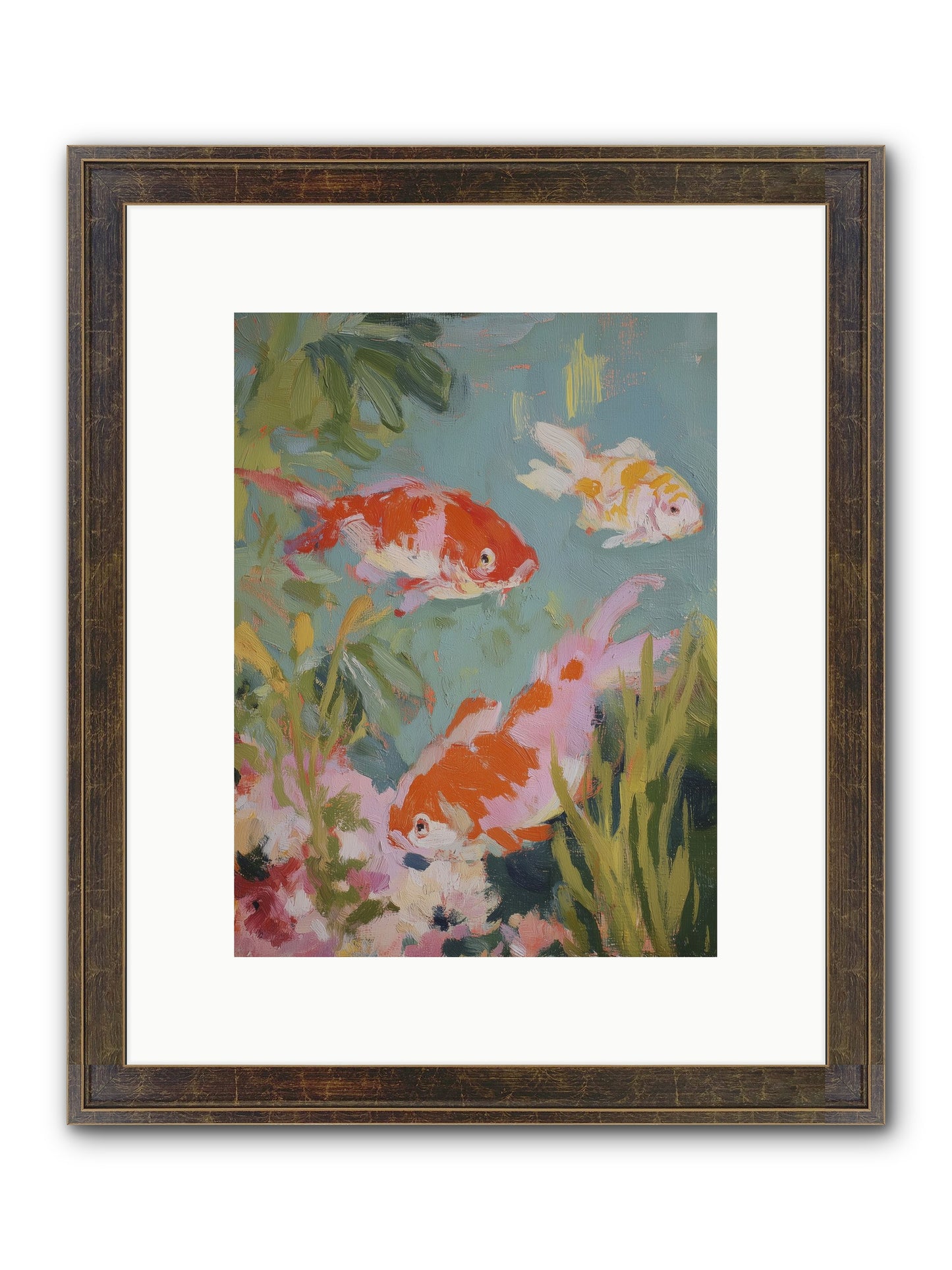 Memory's Seascape Framed Print - Slimwoods Black/Gold 9x12