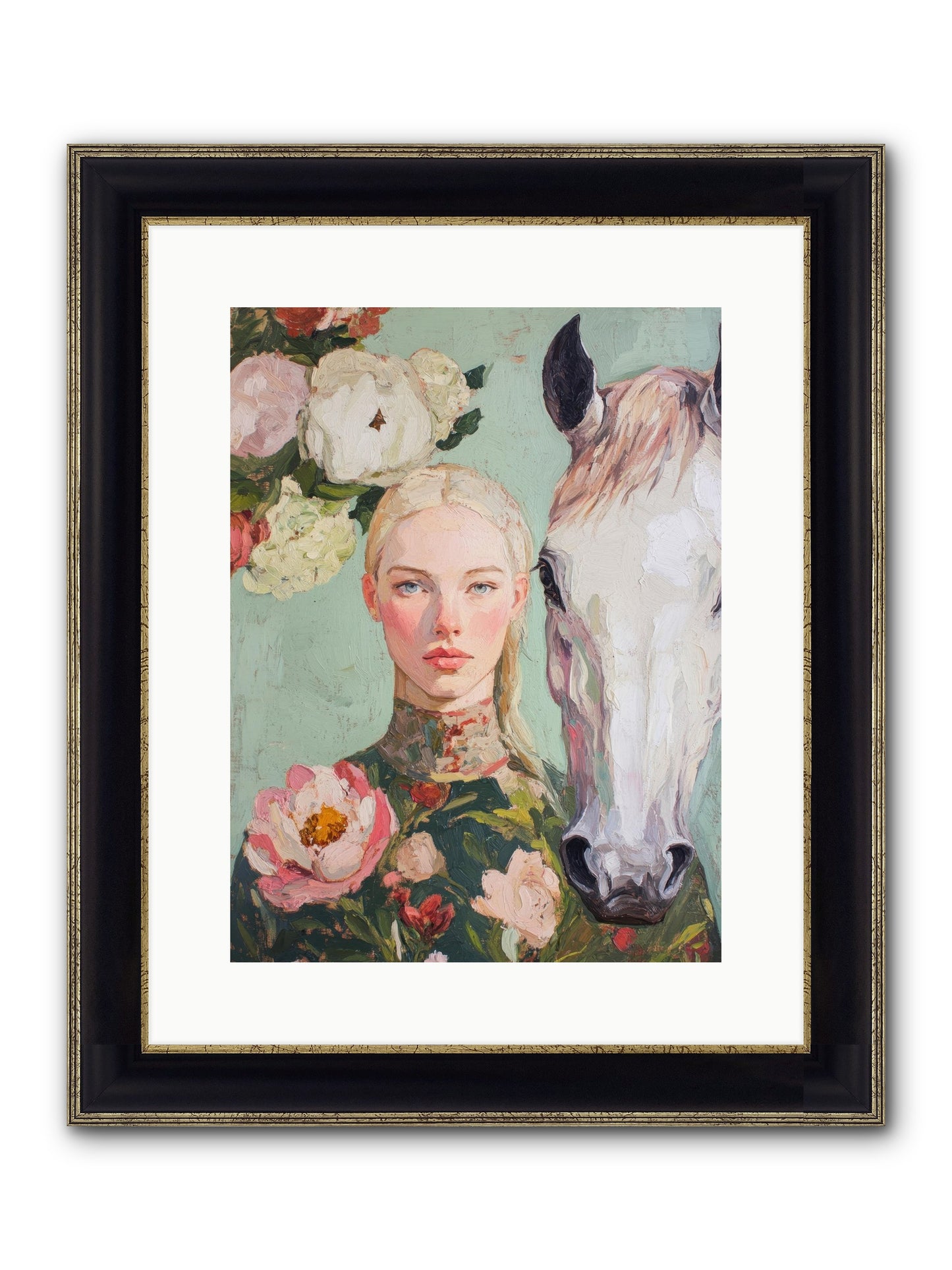 Mesa Enchantment Framed Print - Black & Gold 12x16