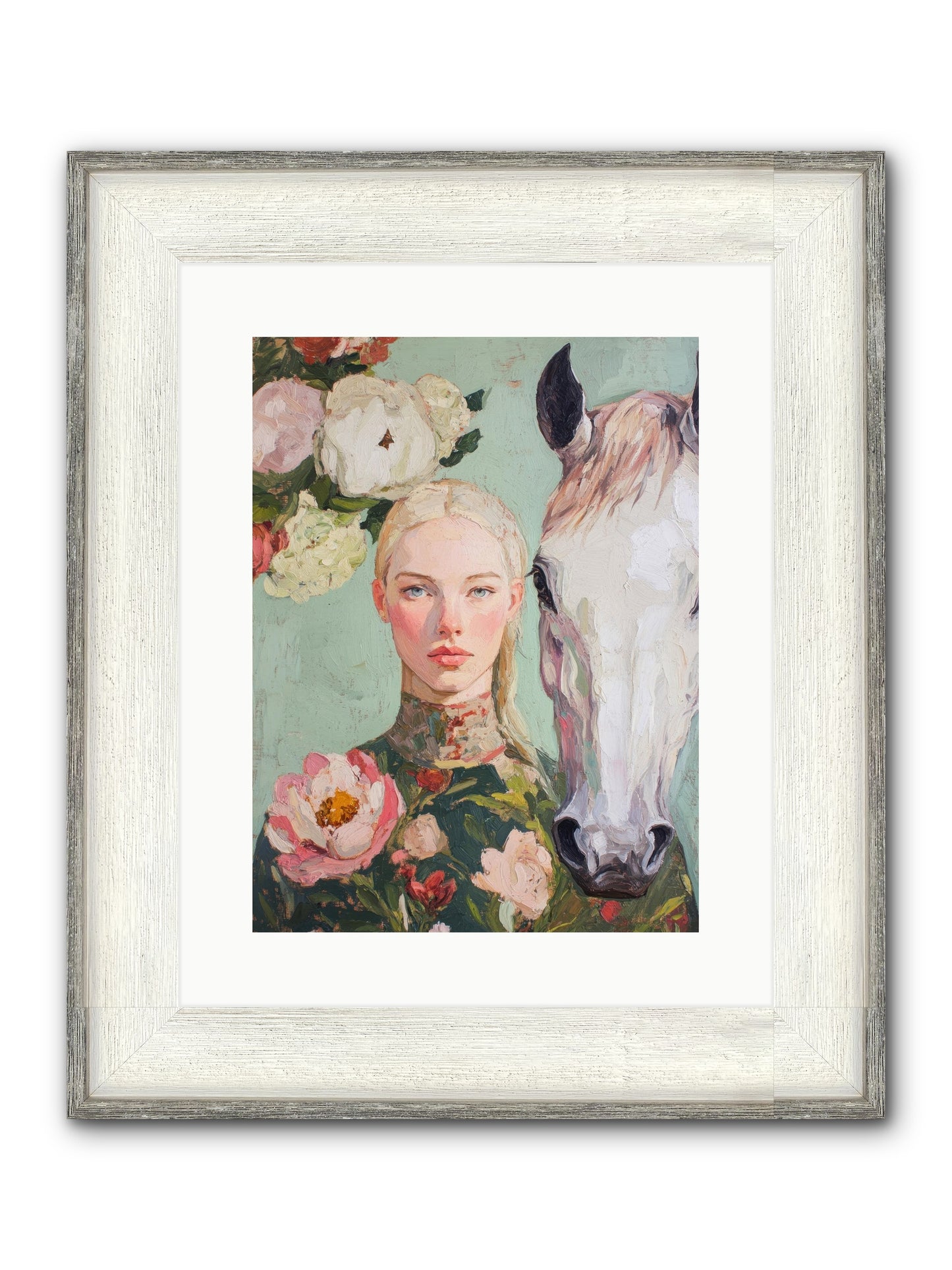 Mesa Enchantment Framed Print - Driftwood White 12x16