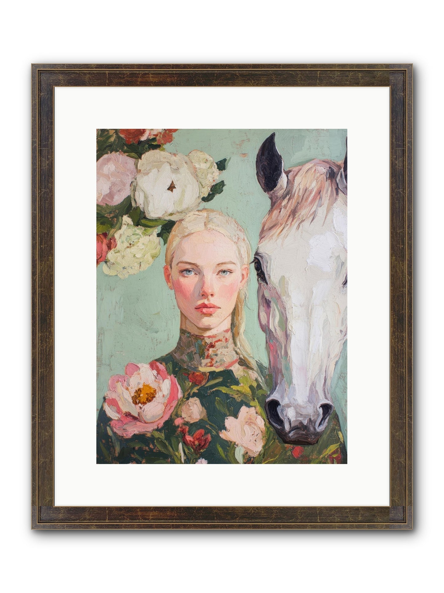Mesa Enchantment Framed Print - Slimwoods Black/Gold 12x16