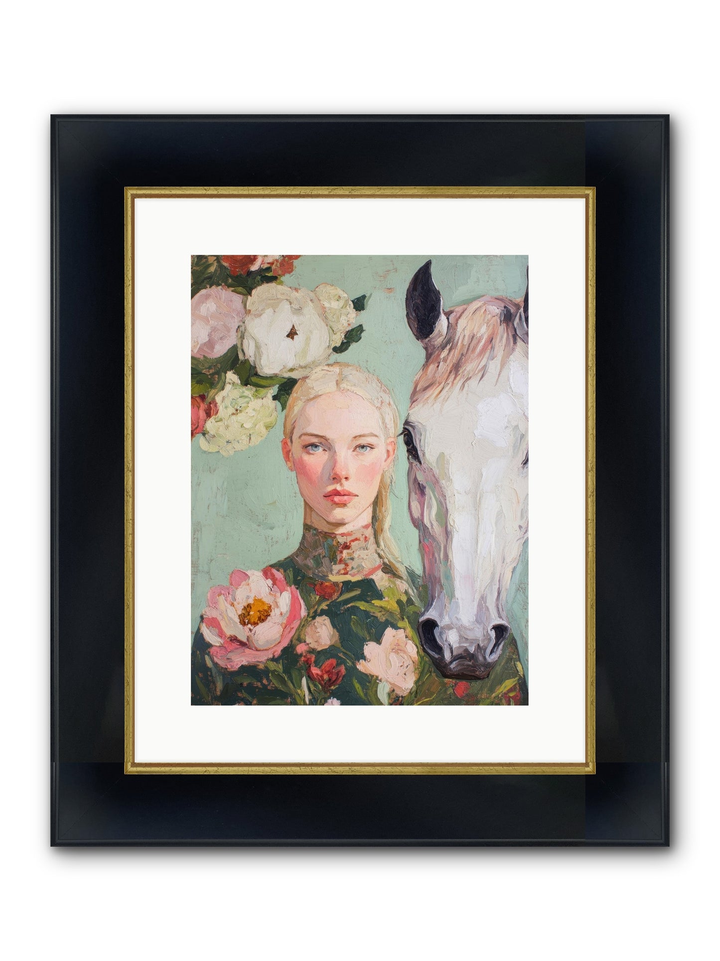 Mesa Enchantment Framed Print - Wide Black w/Gold 12x16