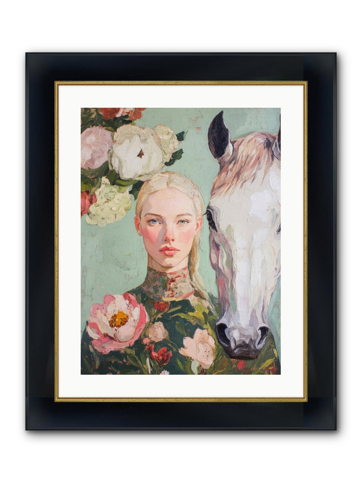 Mesa Enchantment Framed Print - Wide Black w/Gold 18x24