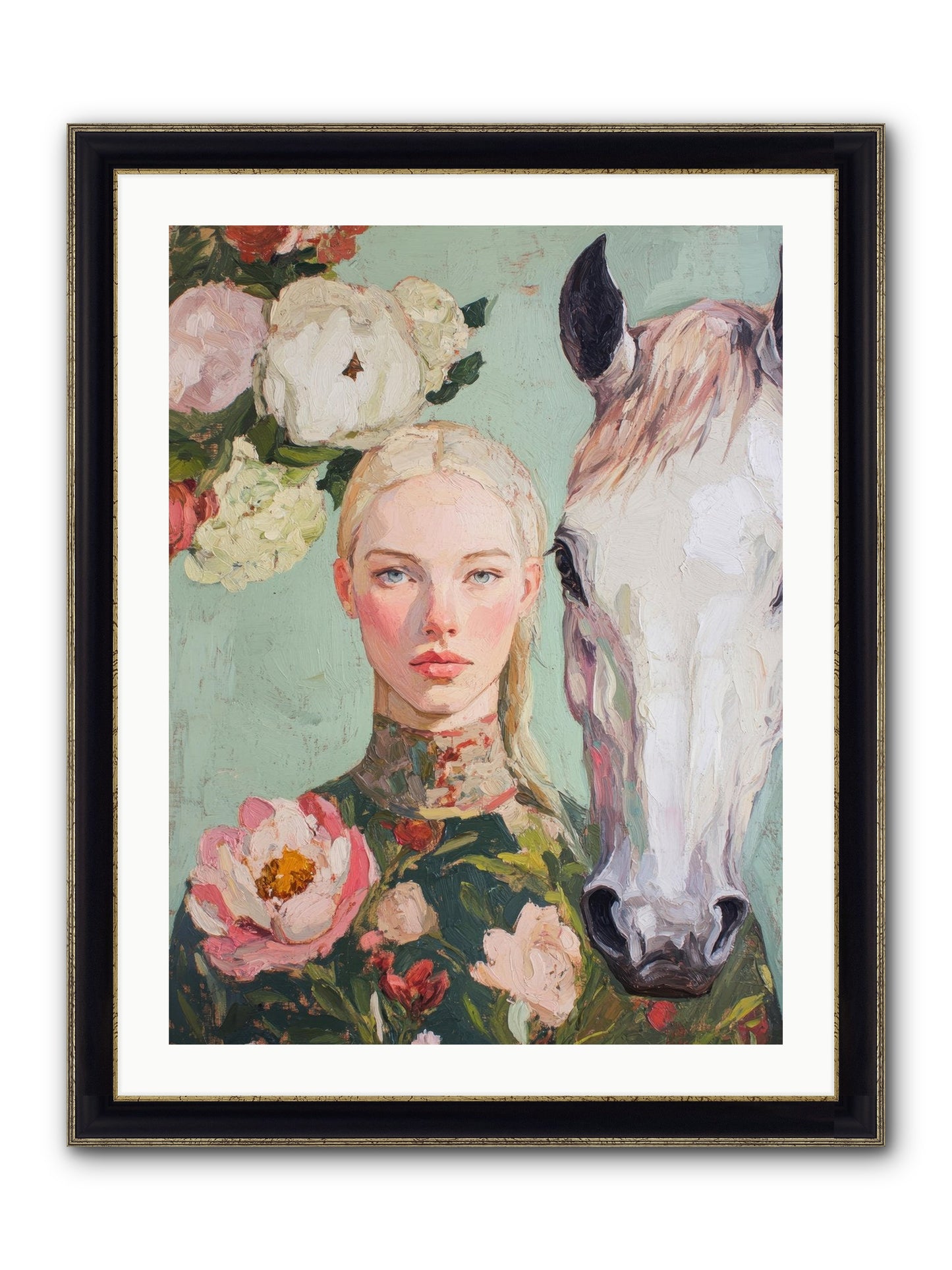 Mesa Enchantment Framed Print - Black & Gold 24x32
