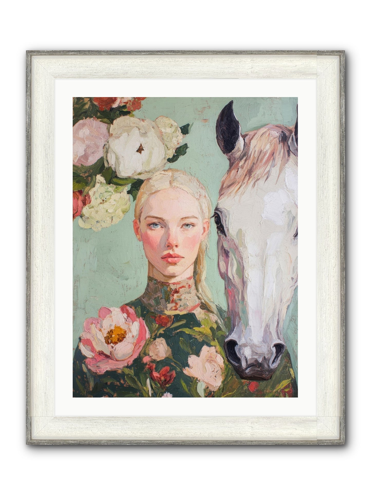 Mesa Enchantment Framed Print - Driftwood White 24x32