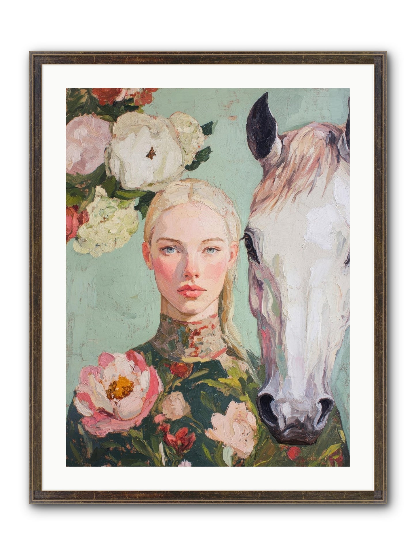 Mesa Enchantment Framed Print - Slimwoods Black/Gold 24x32