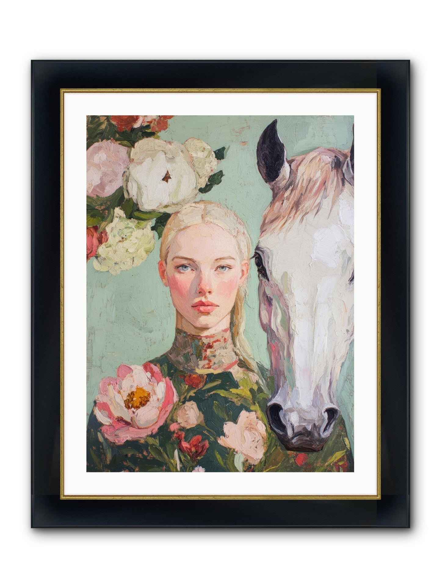 Mesa Enchantment Framed Print - Wide Black w/Gold 24x32