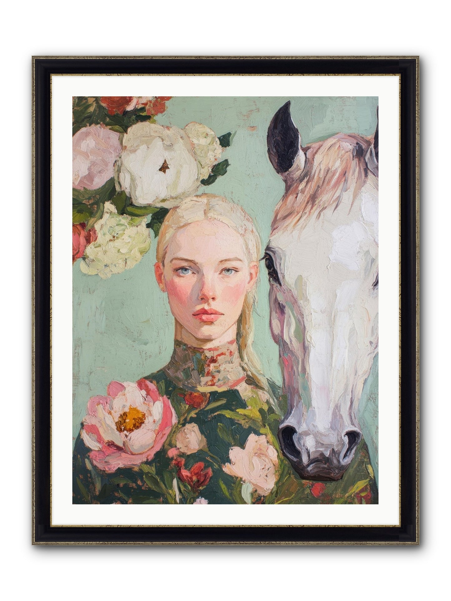 Mesa Enchantment Framed Print - Black & Gold 30x40