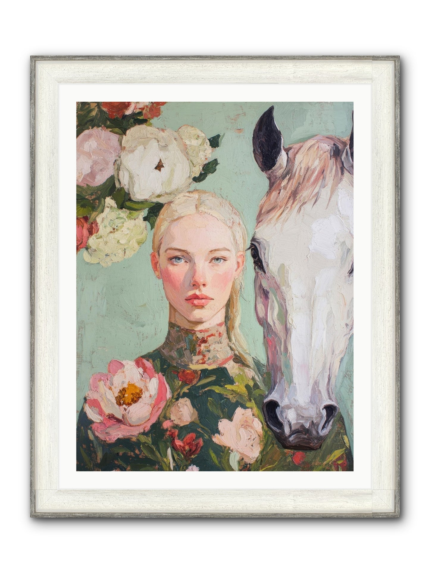 Mesa Enchantment Framed Print - Driftwood White 30x40