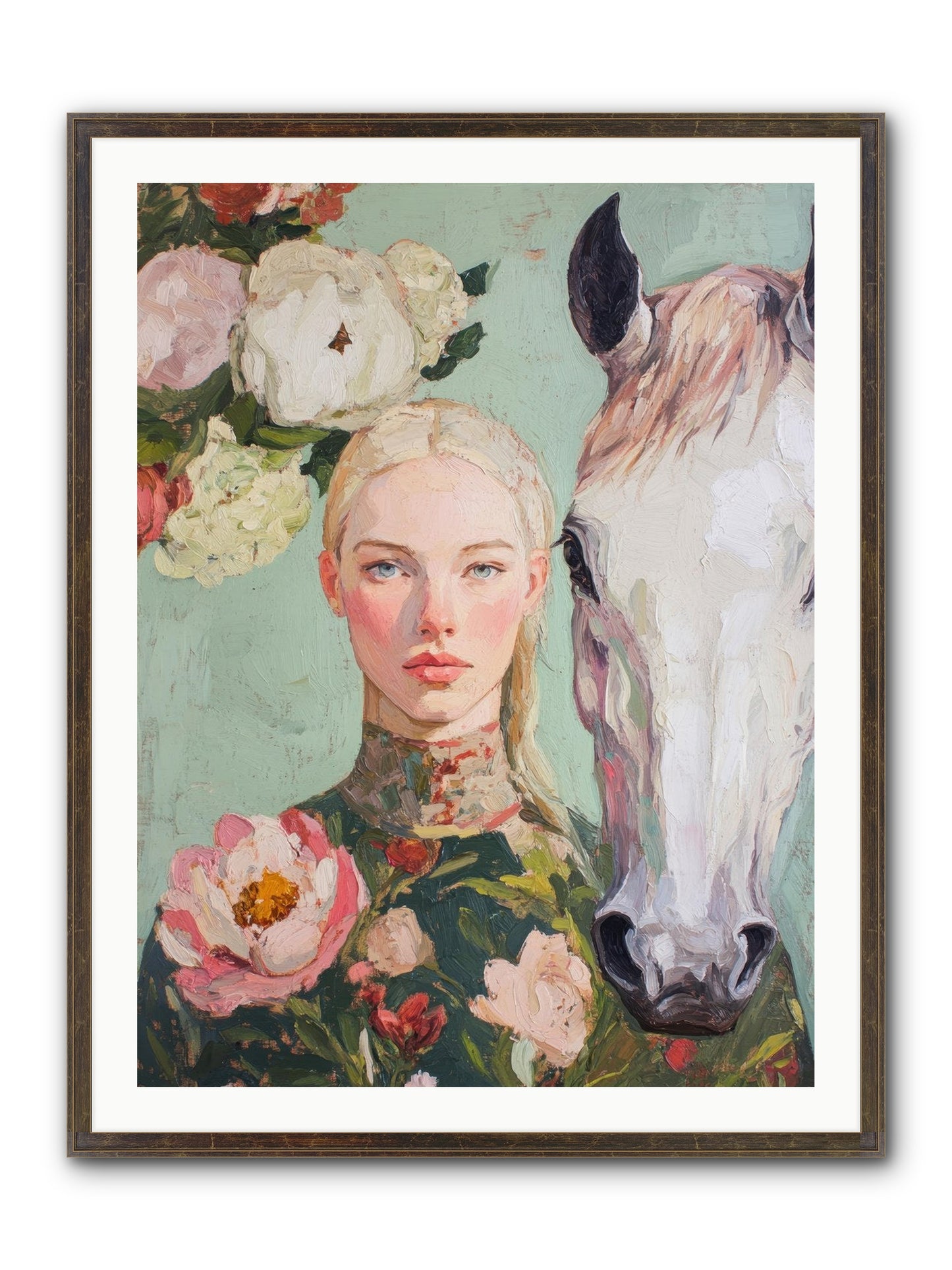 Mesa Enchantment Framed Print - Slimwoods Black/Gold 30x40
