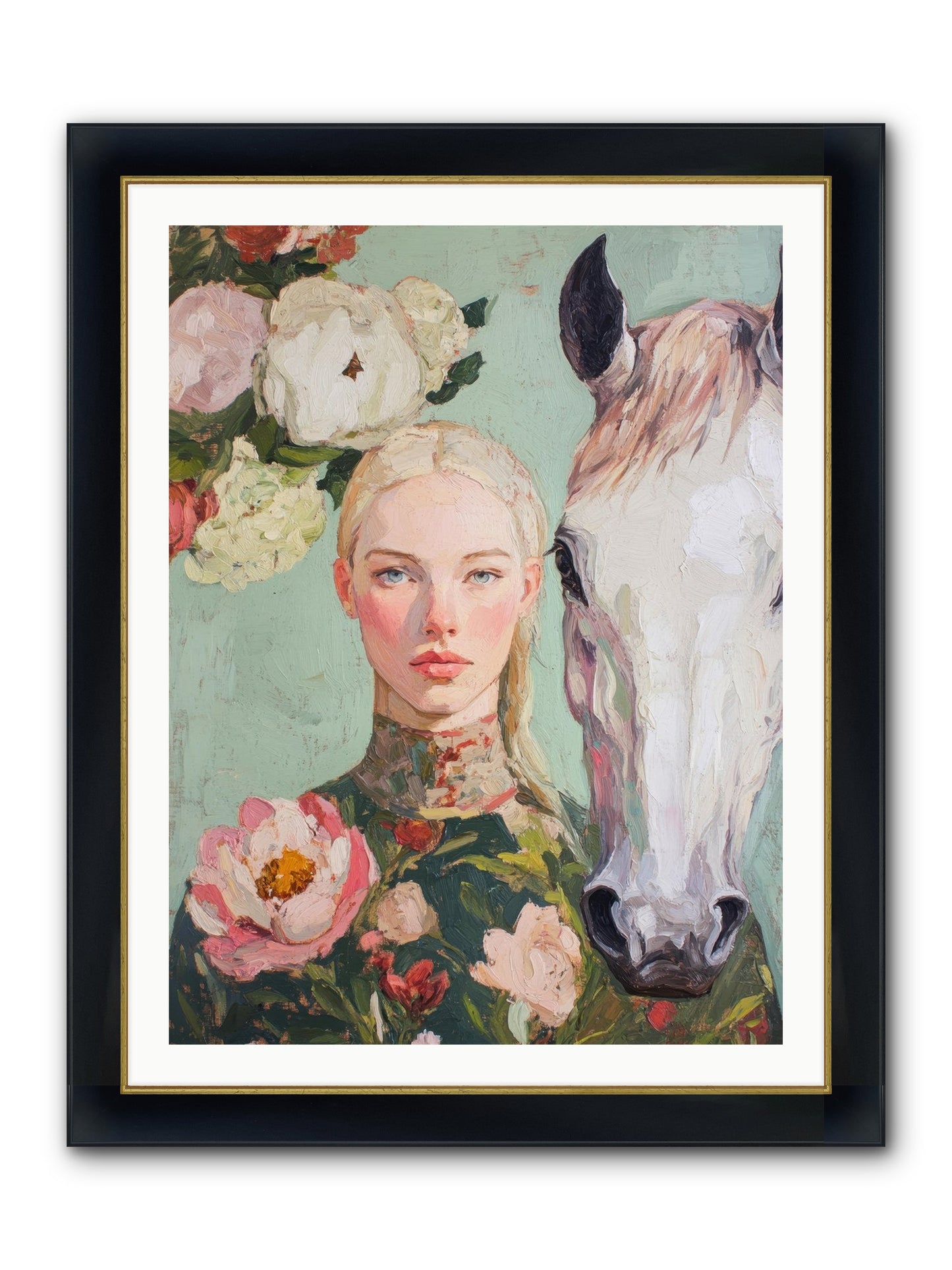 Mesa Enchantment Framed Print - Wide Black w/Gold 30x40