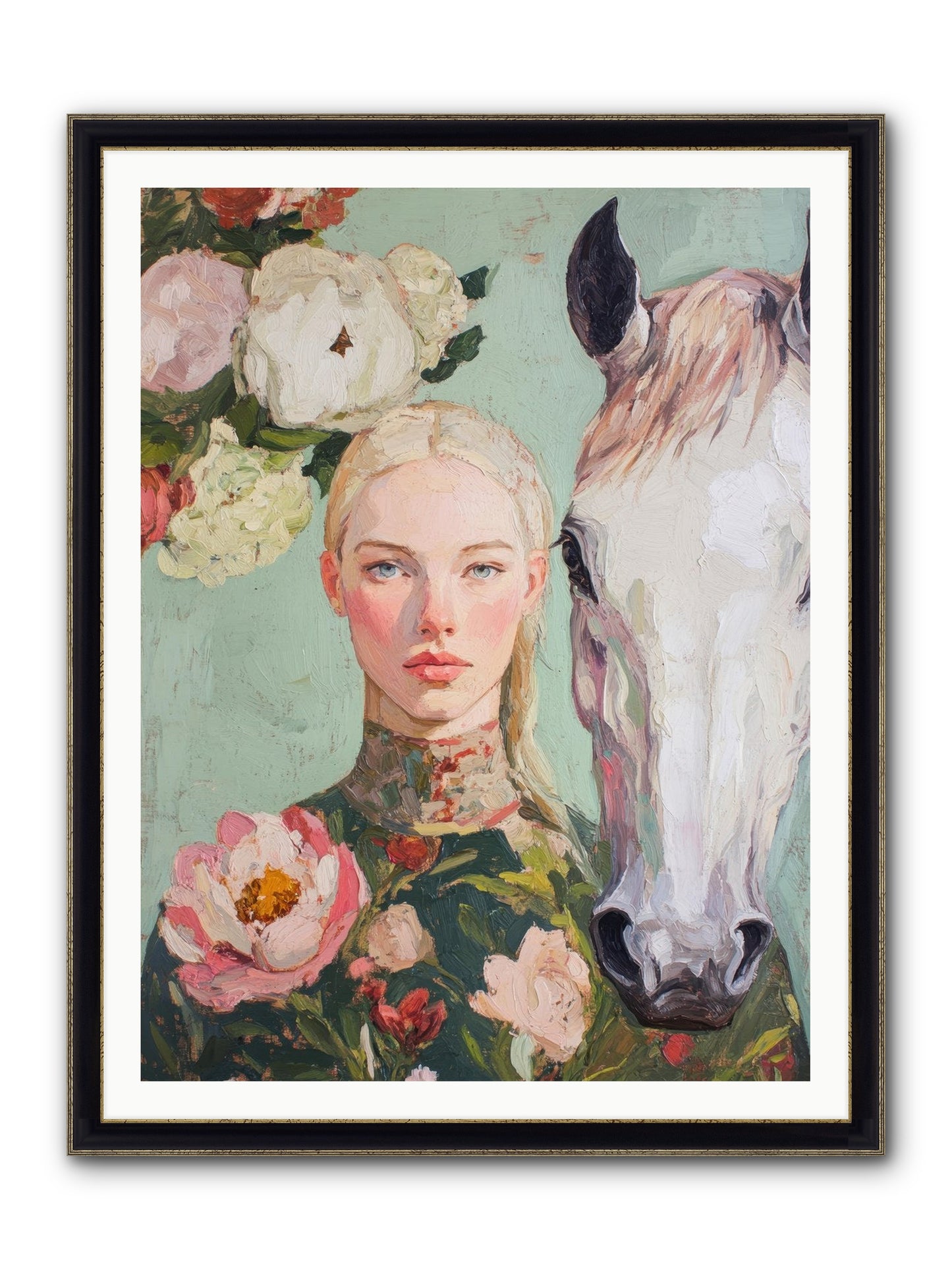 Mesa Enchantment Framed Print - Black & Gold 36x48