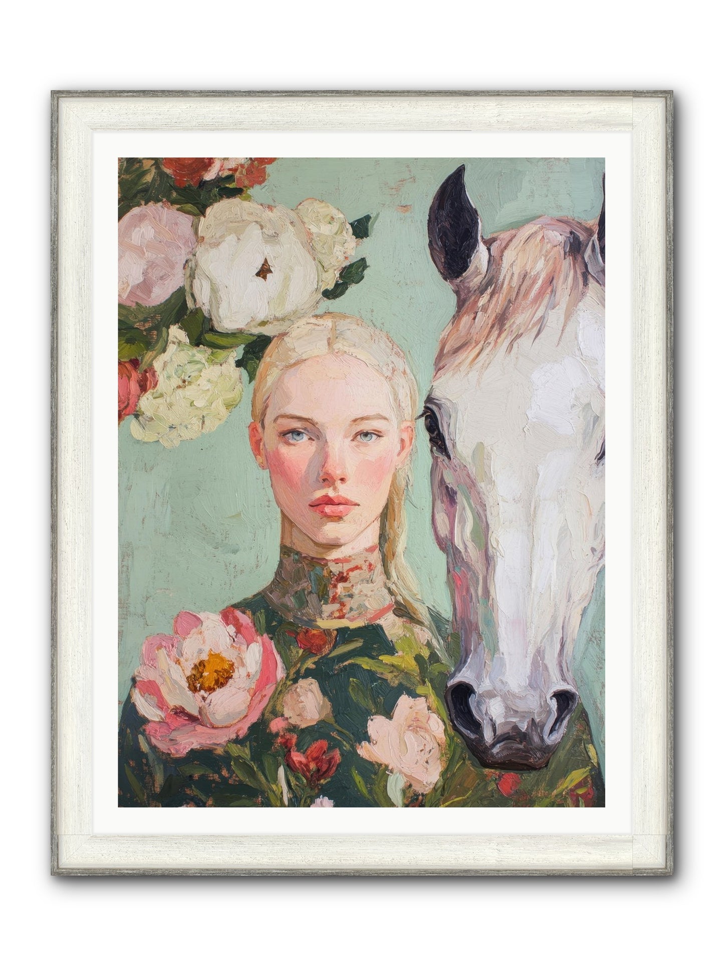 Mesa Enchantment Framed Print - Driftwood White 36x48