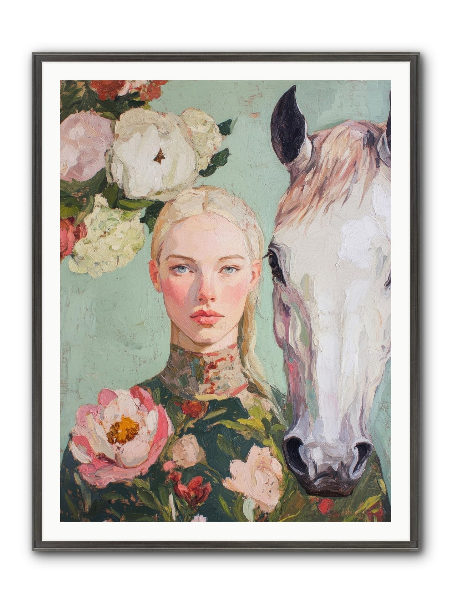 Mesa Enchantment Framed Print - Slimwoods Black/Silver 36x48