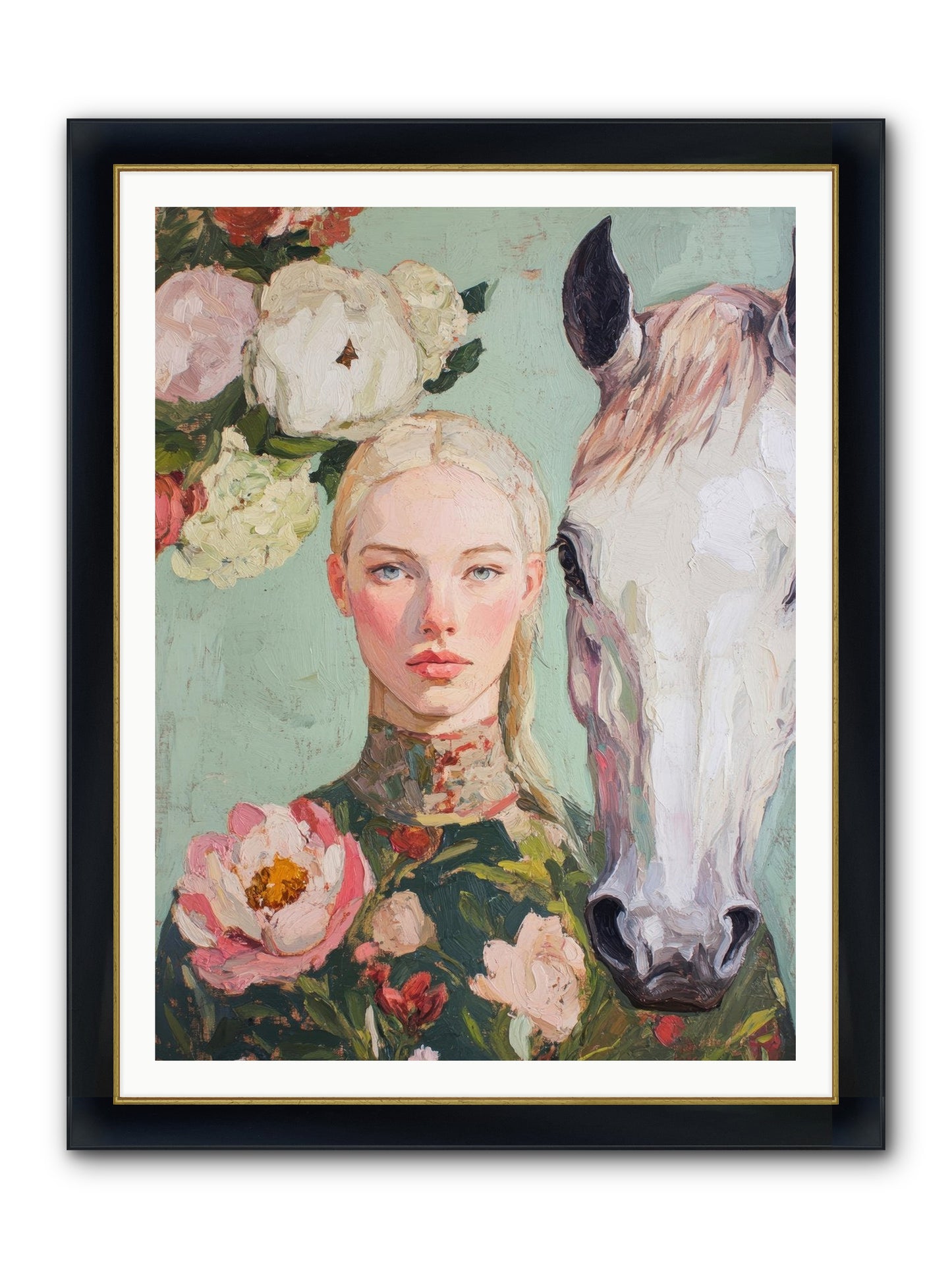 Mesa Enchantment Framed Print - Wide Black w/Gold 36x48