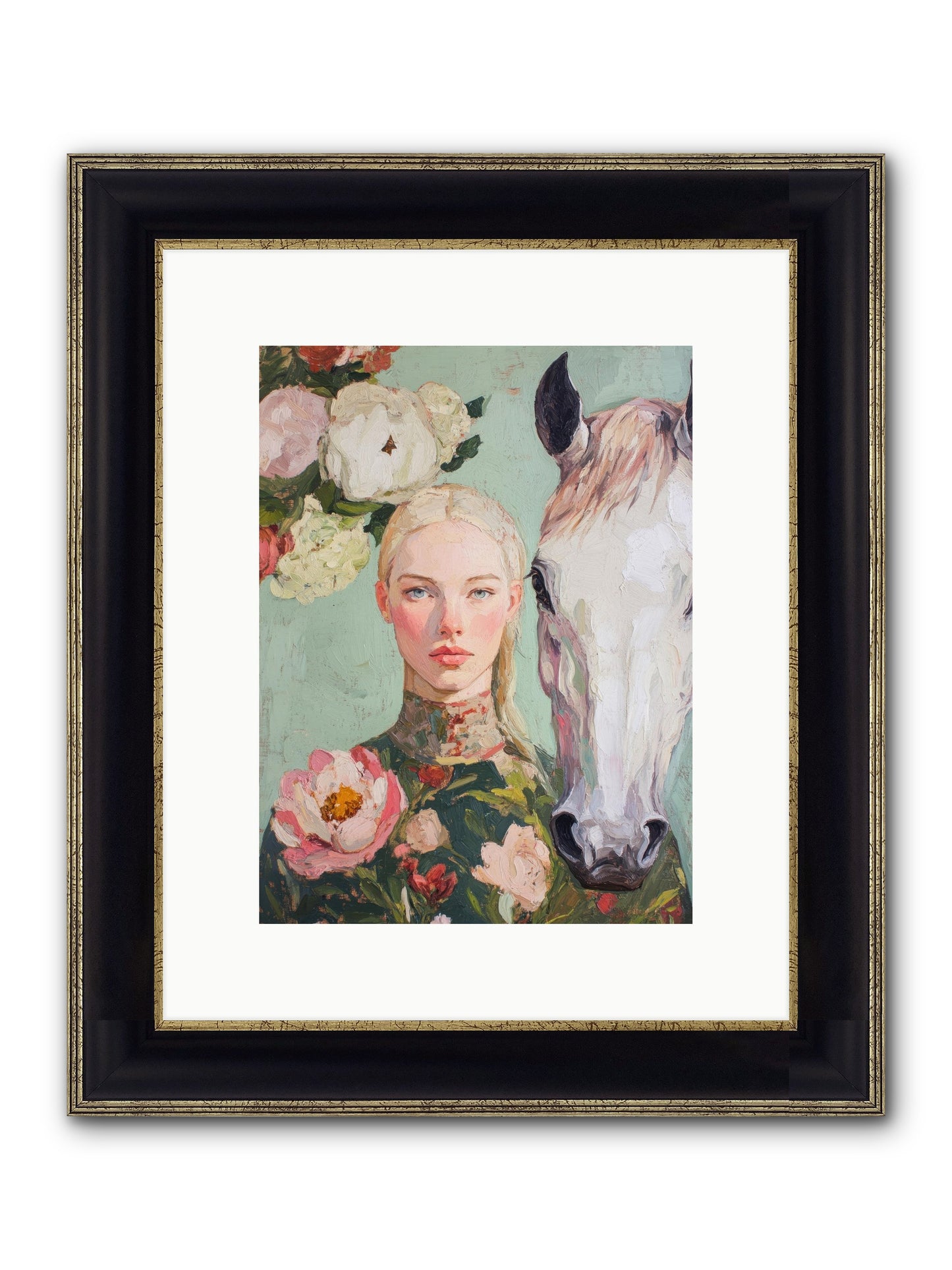 Mesa Enchantment Framed Print - Black & Gold 9x12