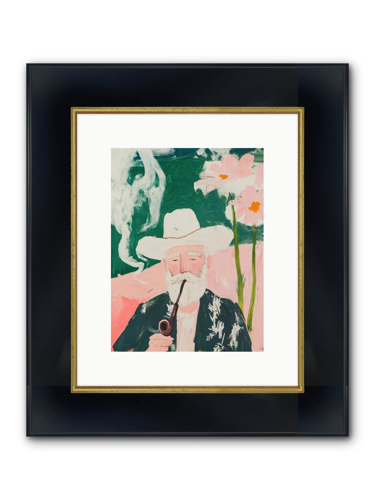 Mesquite Memories Framed Print - Wide Black w/Gold 9x12