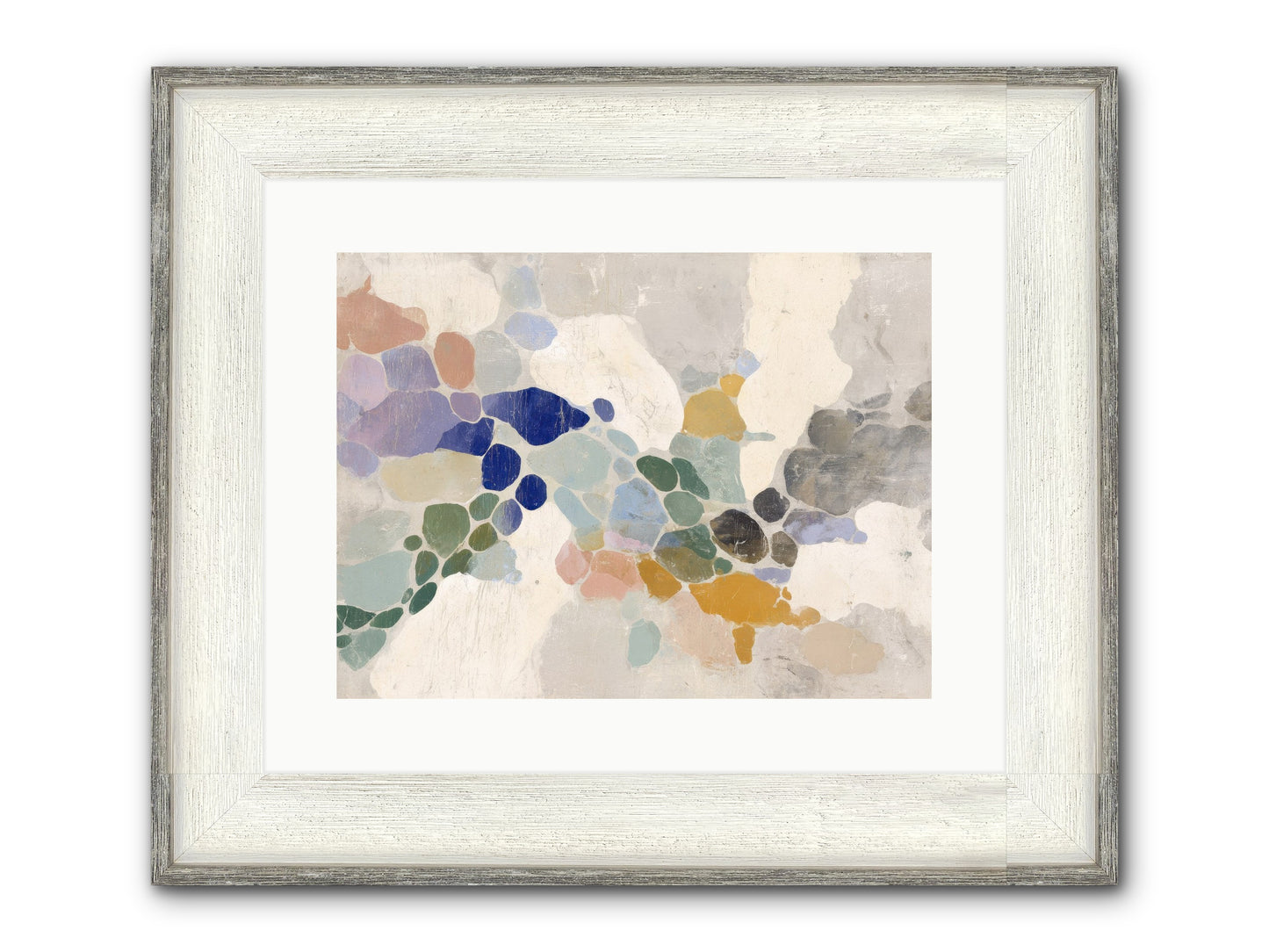 Mica Framed Print - Driftwood White 16x12