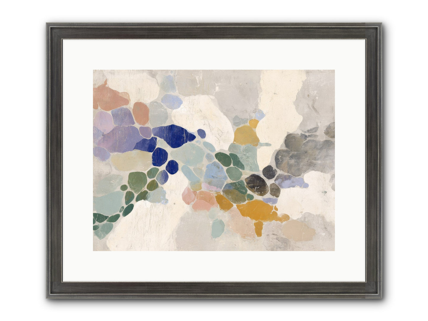 Mica Framed Print - Slimwoods Black/Silver 16x12
