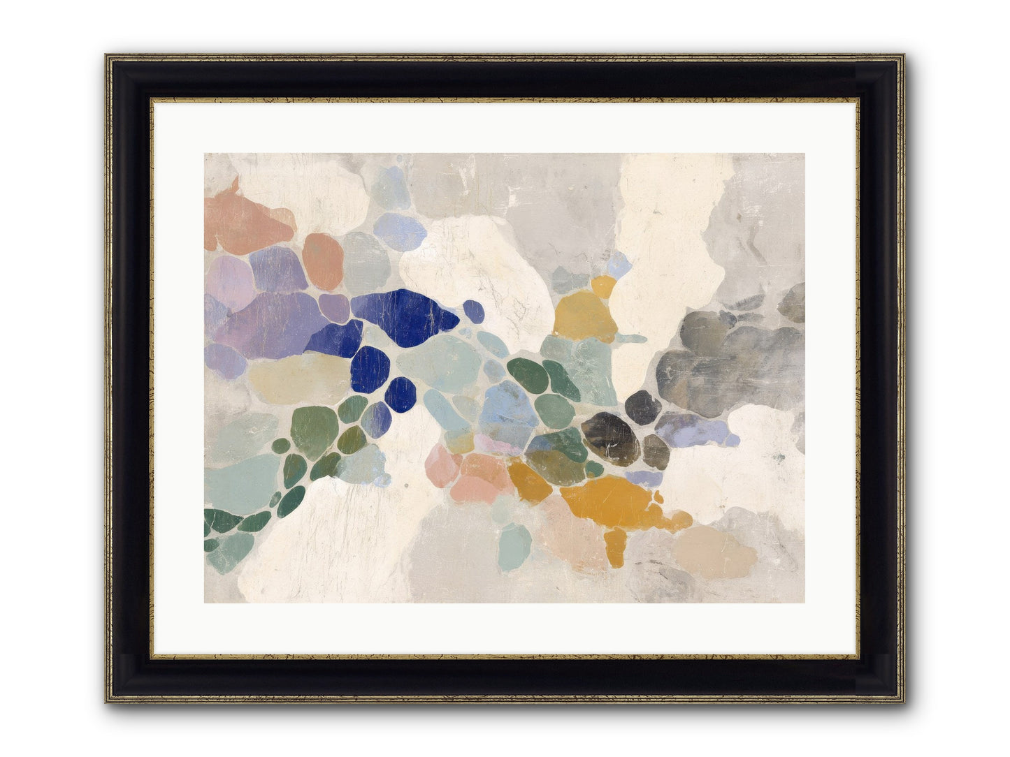 Mica Framed Print - Black & Gold 24x18