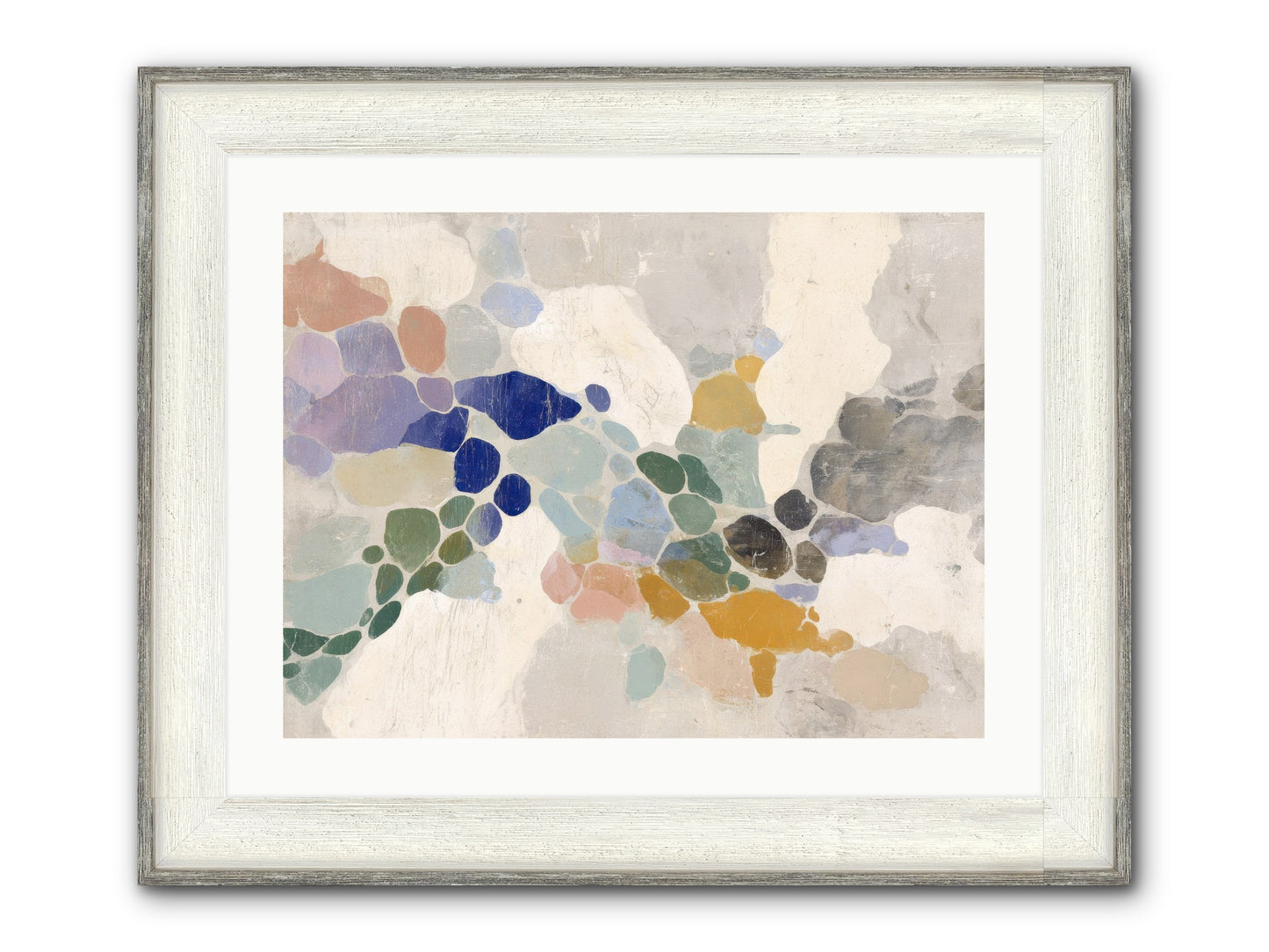 Mica Framed Print - Driftwood White 24x18