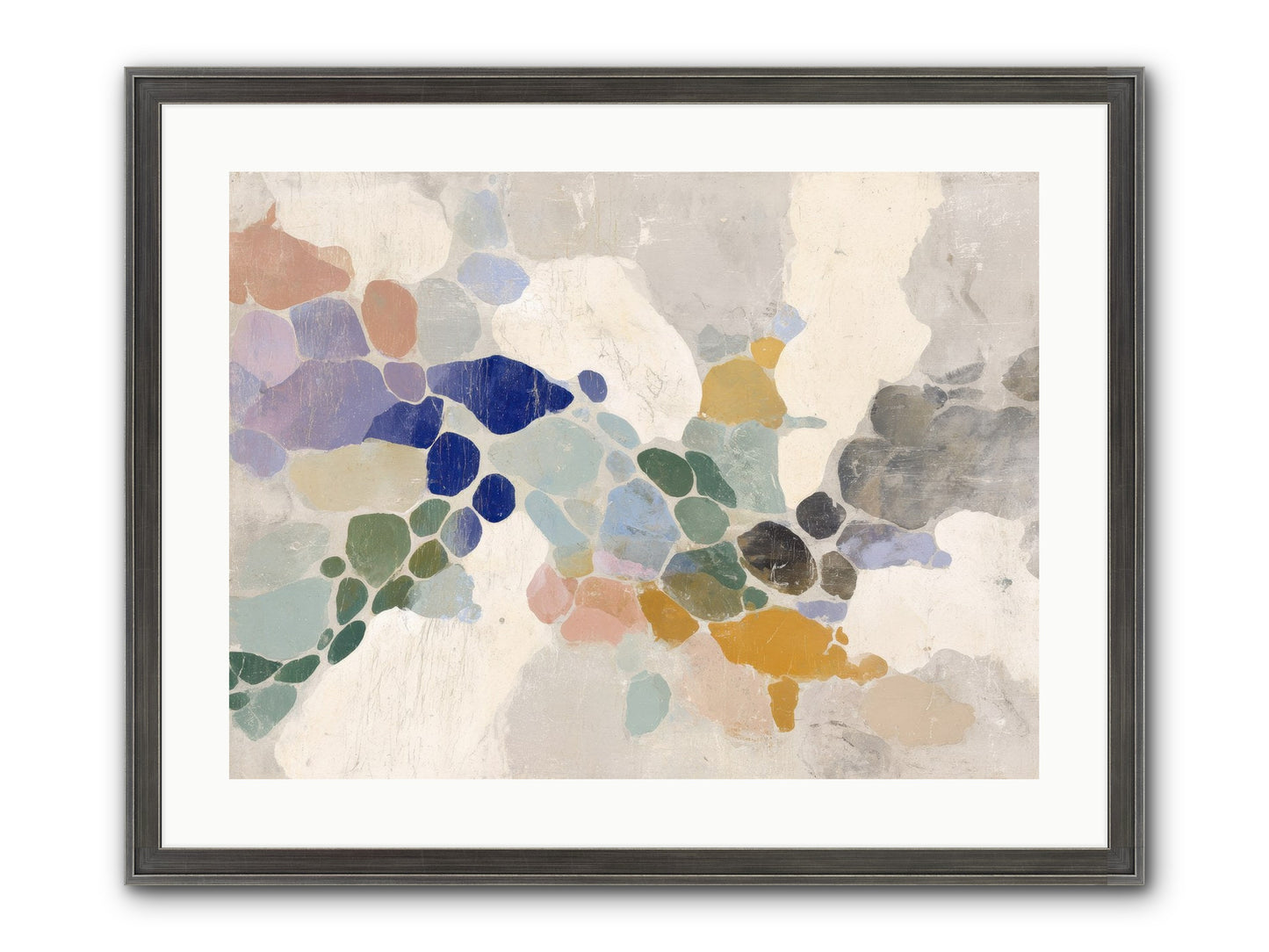 Mica Framed Print - Slimwoods Black/Silver 24x18