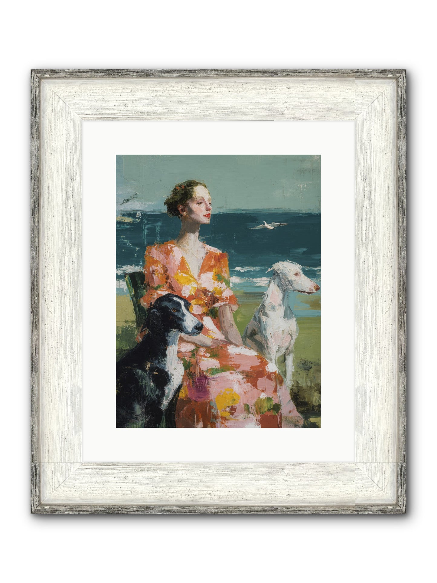 Midday Dreams Framed Print - Driftwood White 12x16