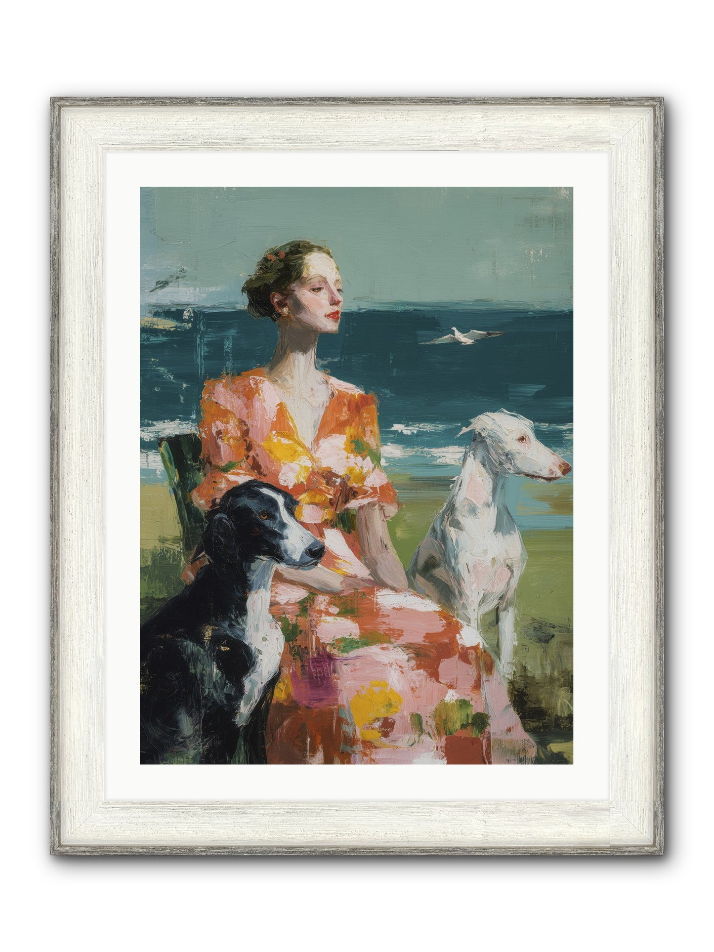 Midday Dreams Framed Print - Driftwood White 24x32