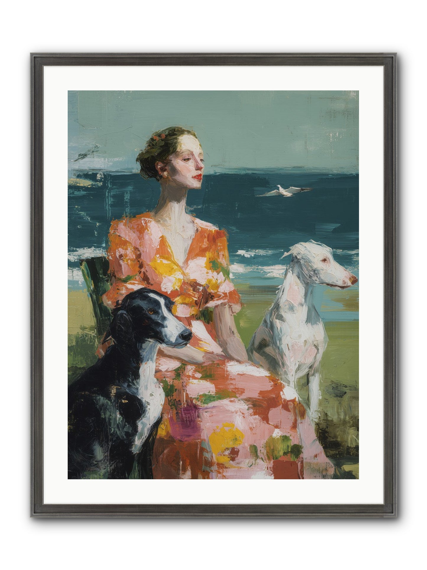 Midday Dreams Framed Print - Slimwoods Black/Silver 24x32