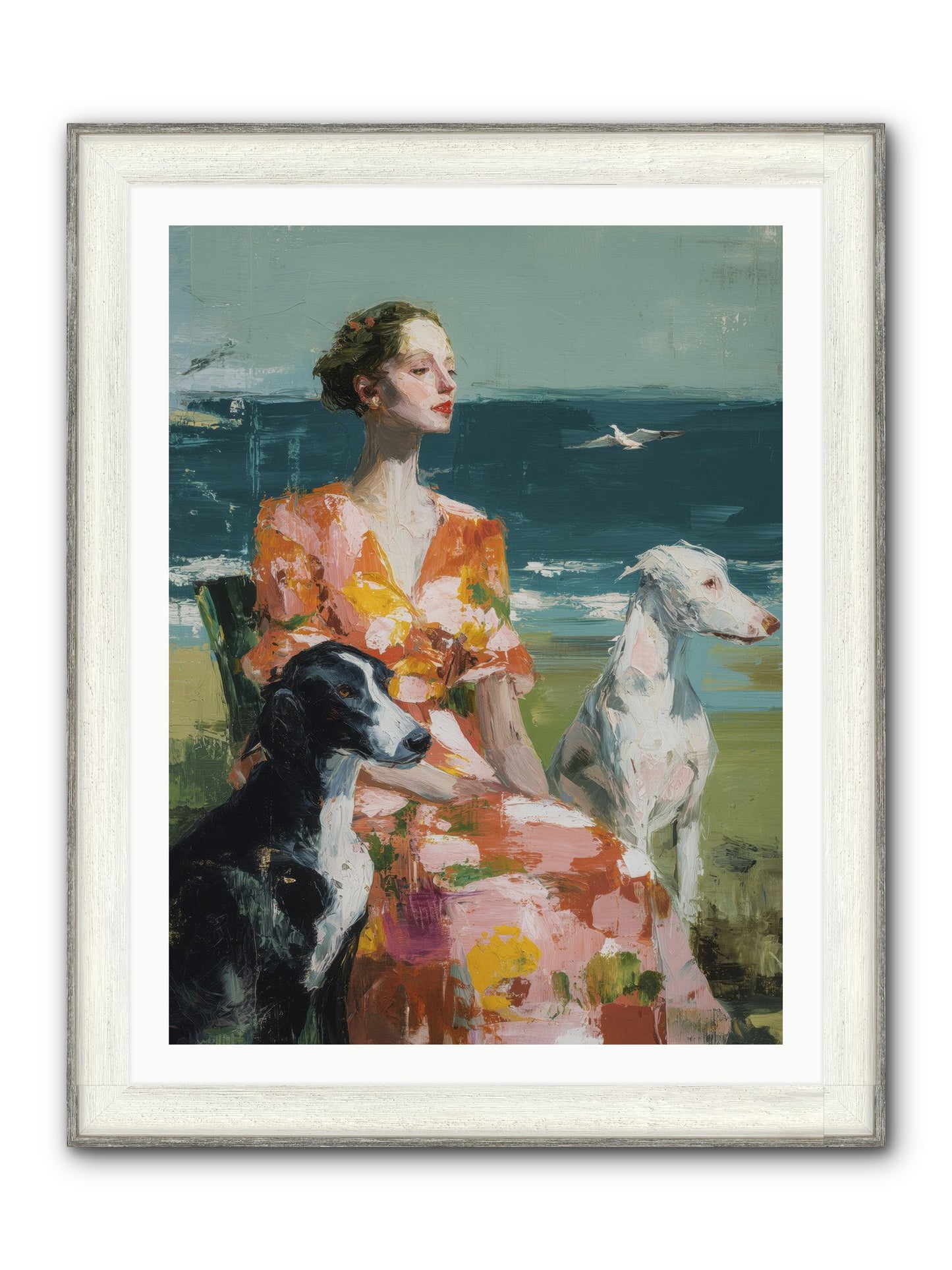 Midday Dreams Framed Print - Driftwood White 30x40