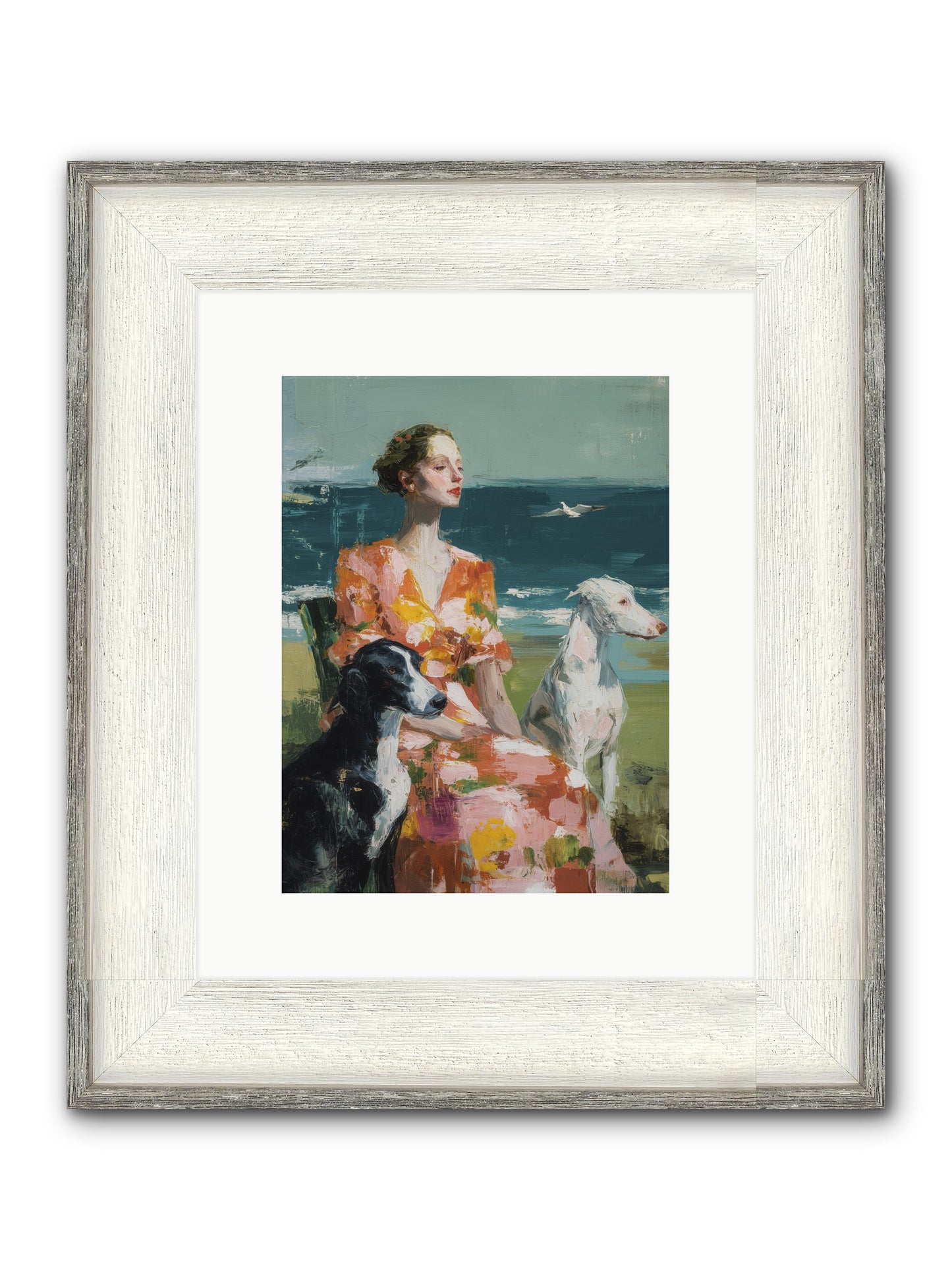 Midday Dreams Framed Print - Driftwood White 9x12