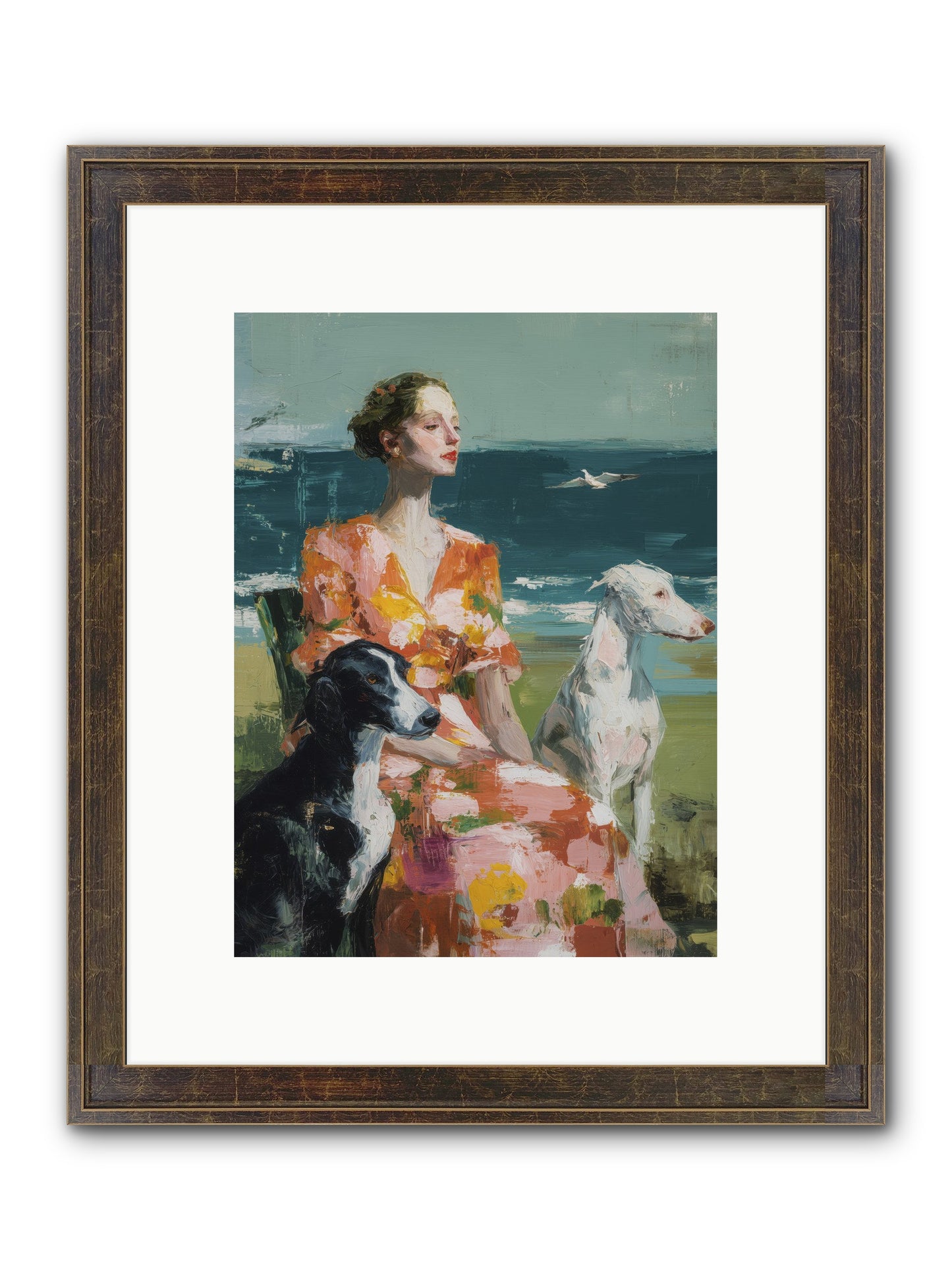 Midday Dreams Framed Print - Slimwoods Black/Gold 9x12