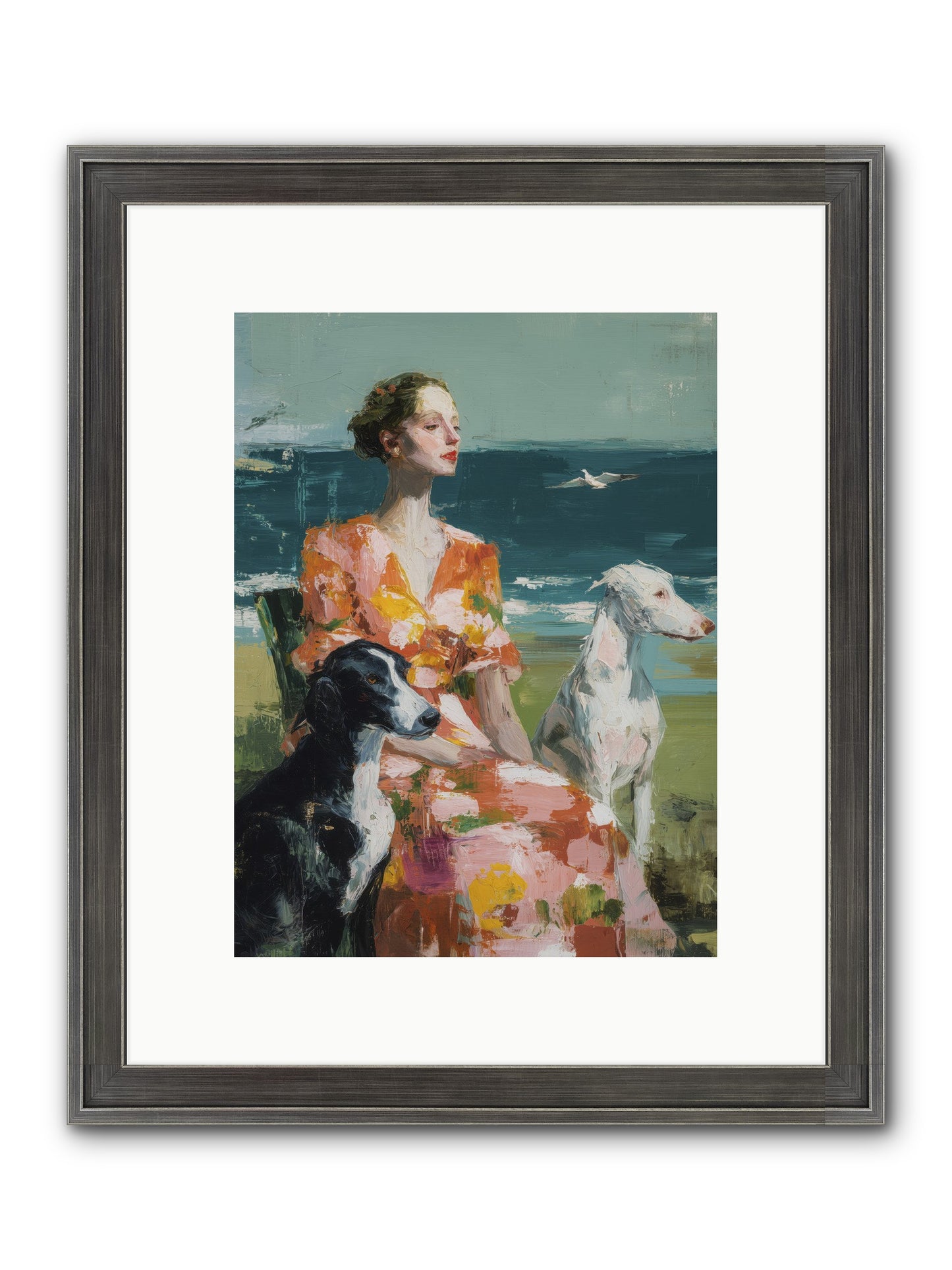 Midday Dreams Framed Print - Slimwoods Black/Silver 9x12
