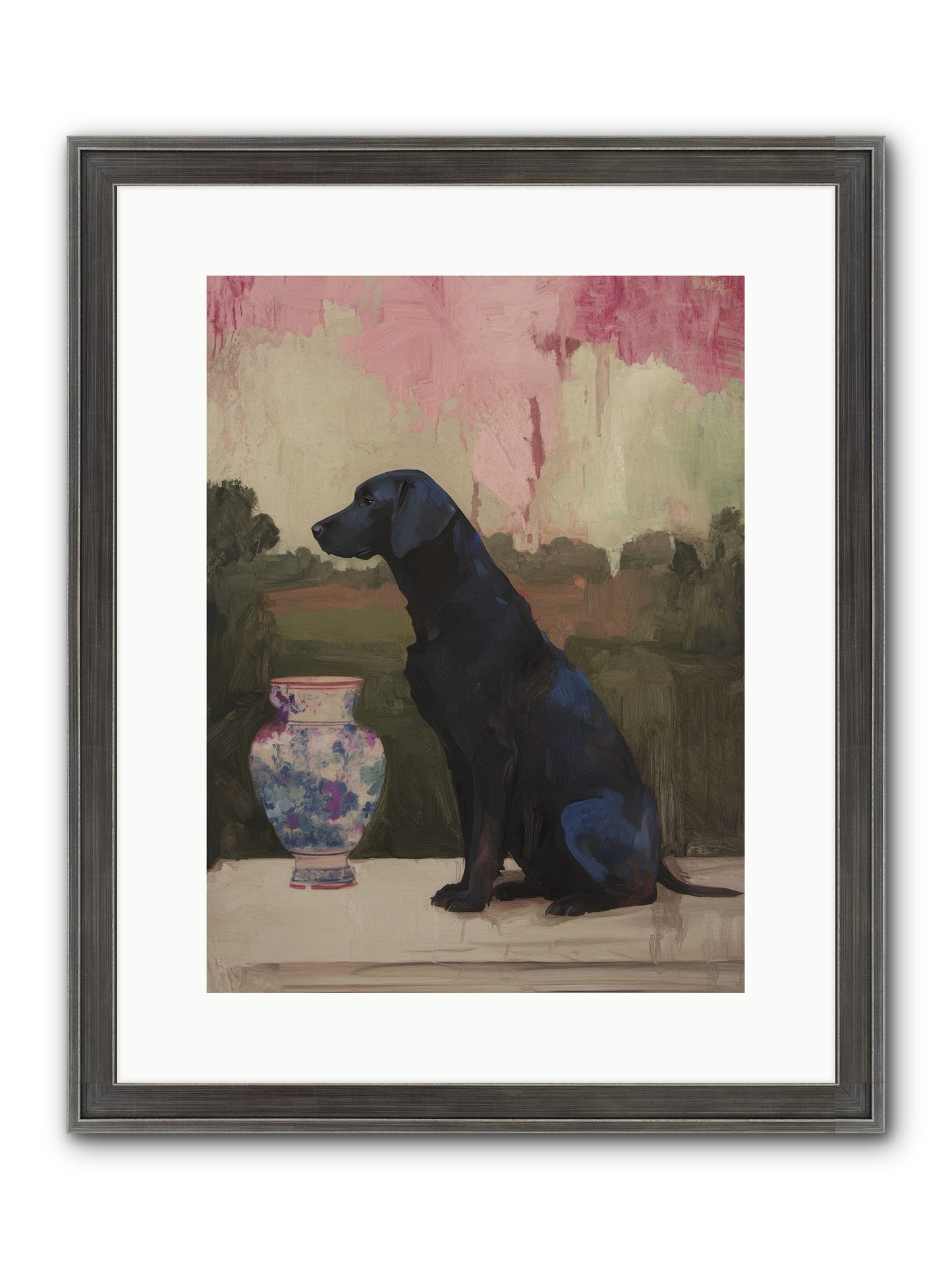 Midnight Chapter Framed Print - Slimwoods Black/Silver 12x16