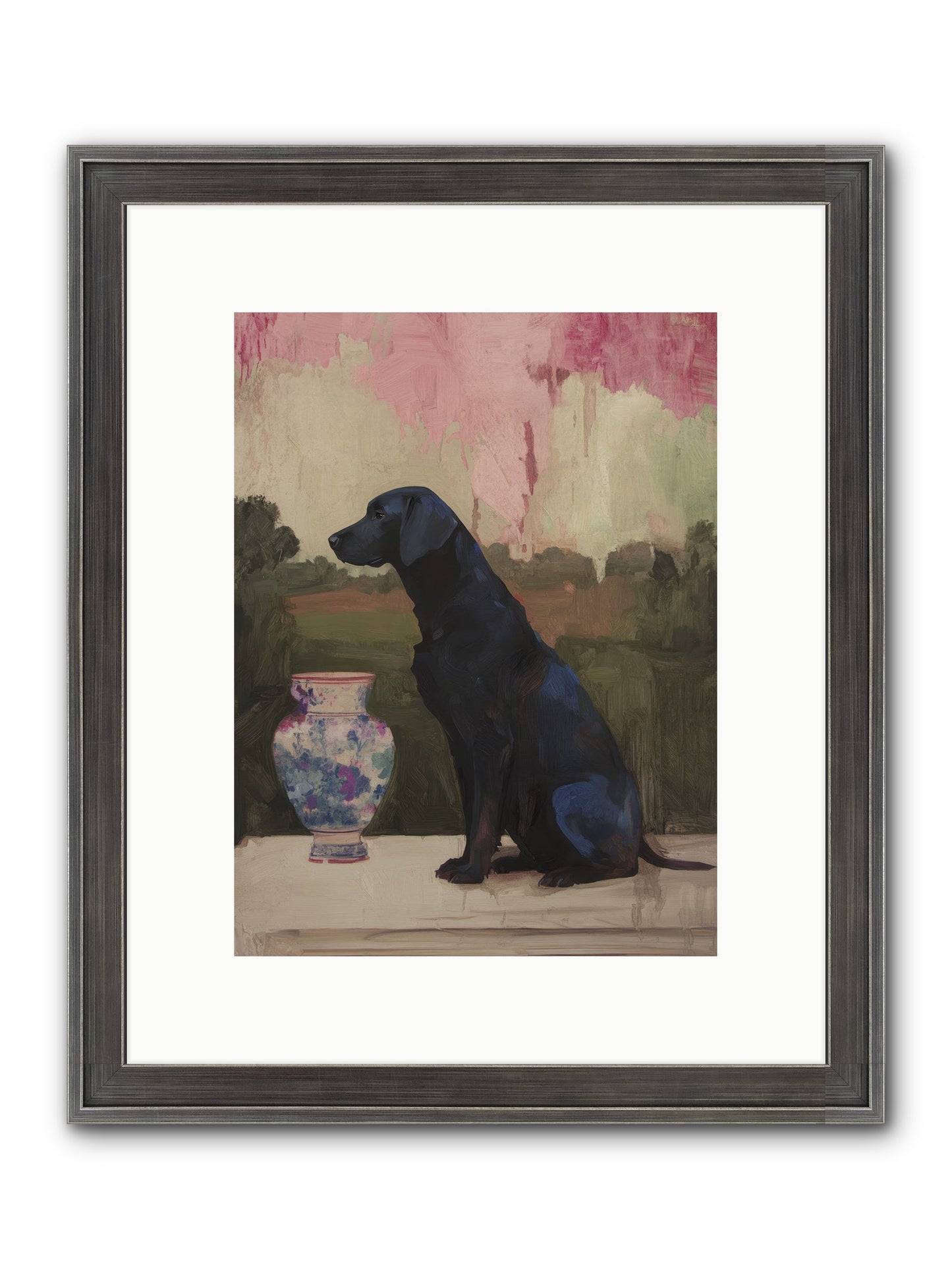 Midnight Chapter Framed Print - Slimwoods Black/Silver 9x12
