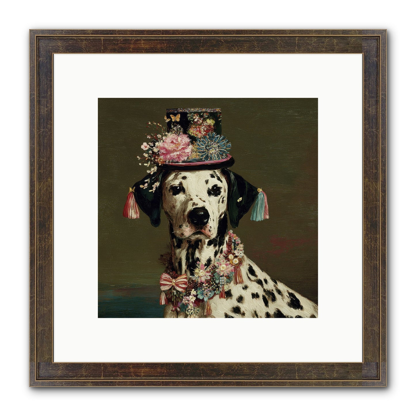 Midnight’s Promise Framed Print - Slimwoods Black/Gold 10x10