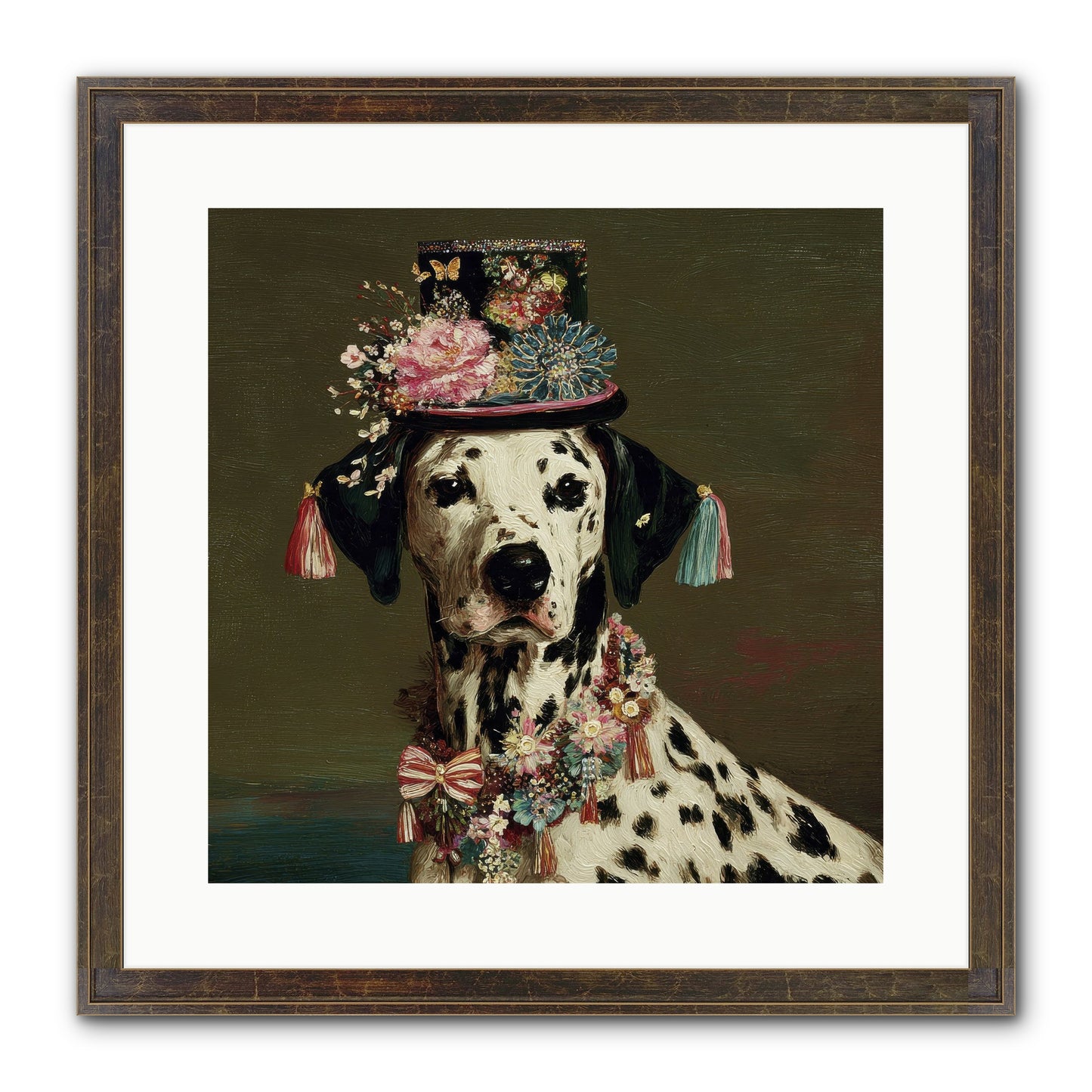 Midnight’s Promise Framed Print - Slimwoods Black/Gold 16x16