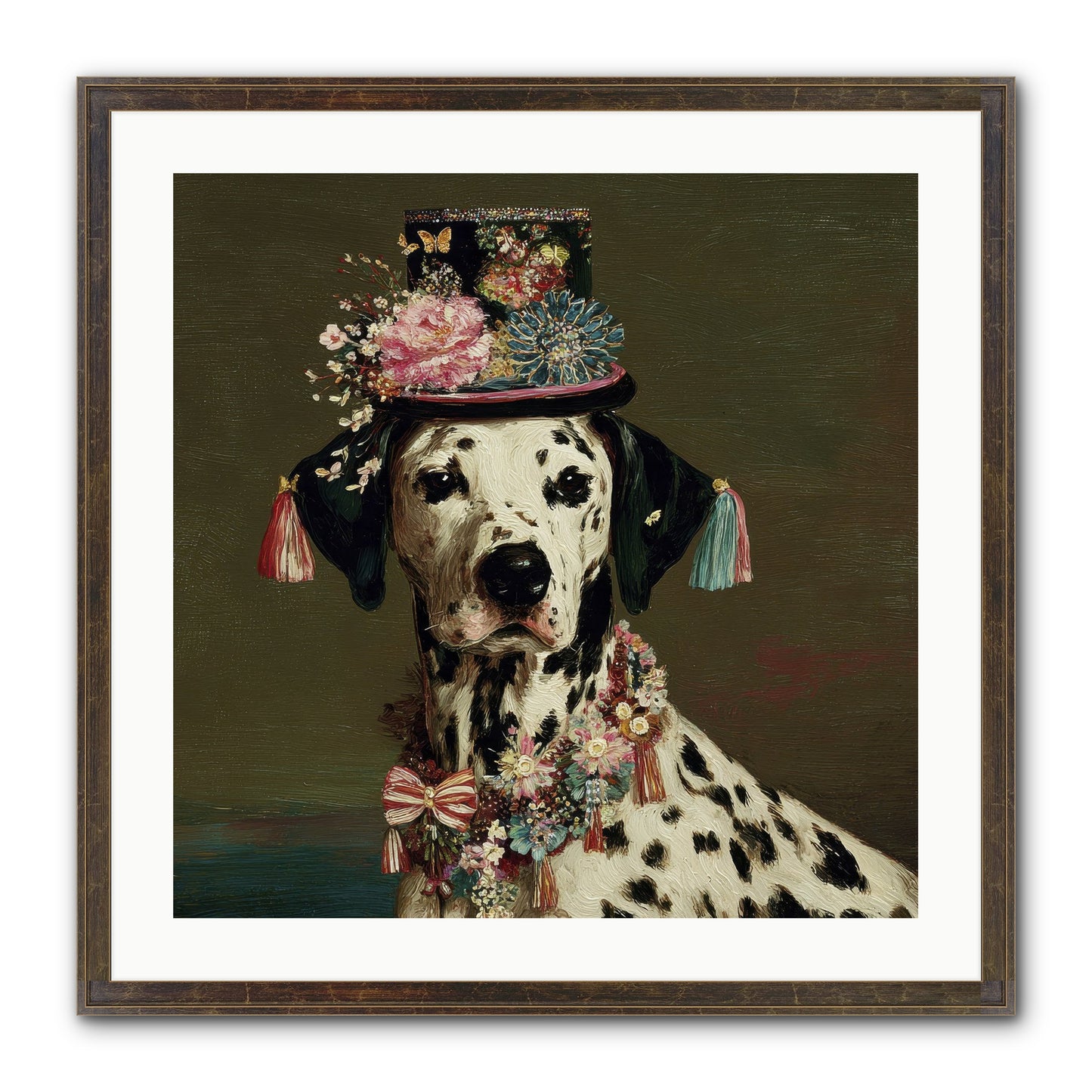 Midnight’s Promise Framed Print - Slimwoods Black/Gold 24x24