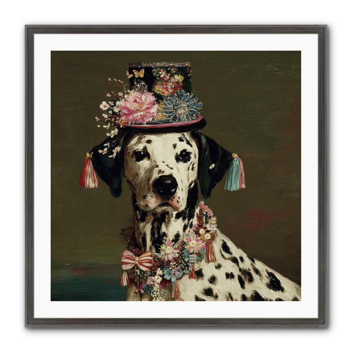 Midnight’s Promise Framed Print - Slimwoods Black/Silver 30x30