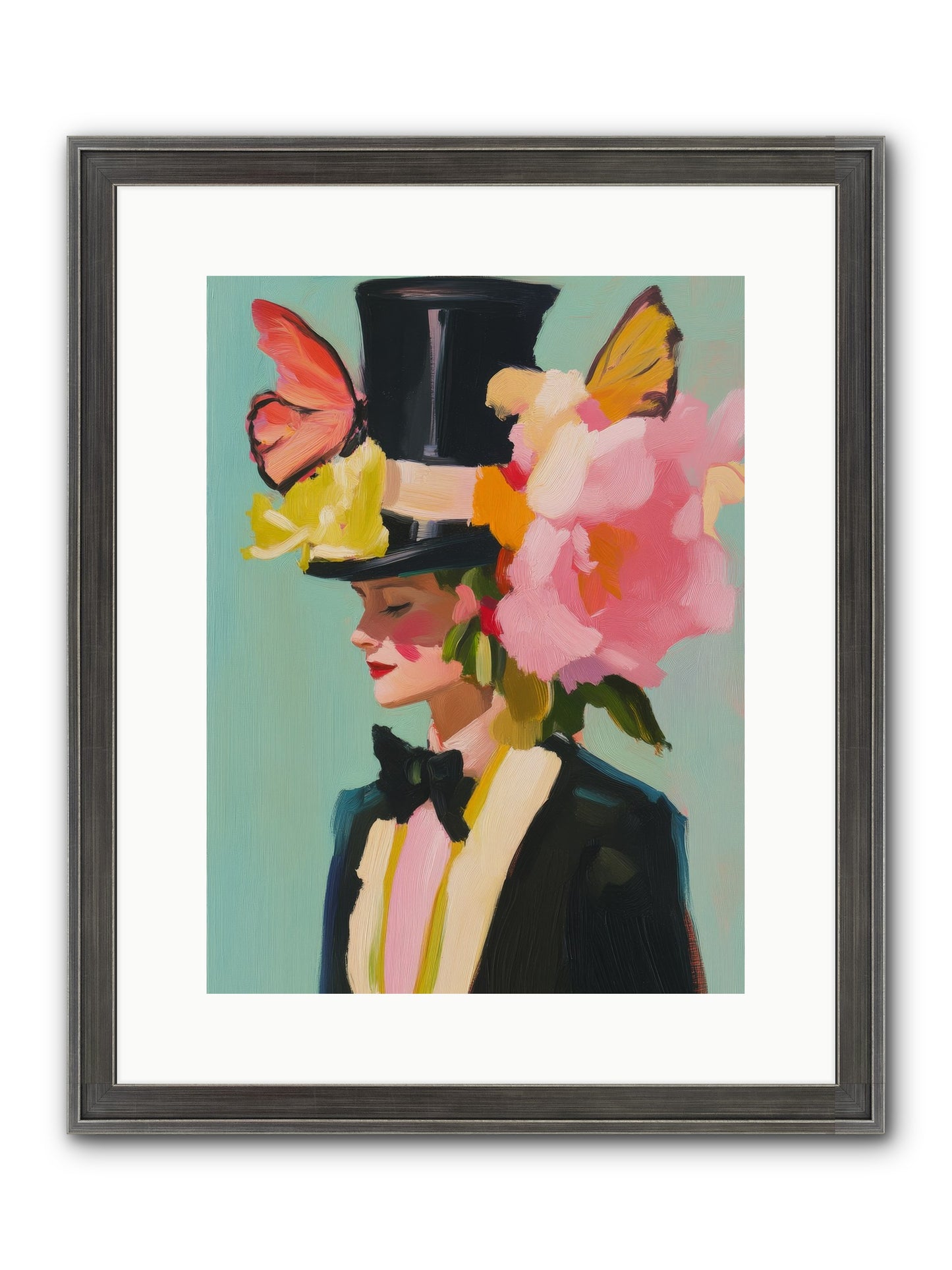 Midnight's Top Edge Framed Print - Slimwoods Black/Silver 12x16