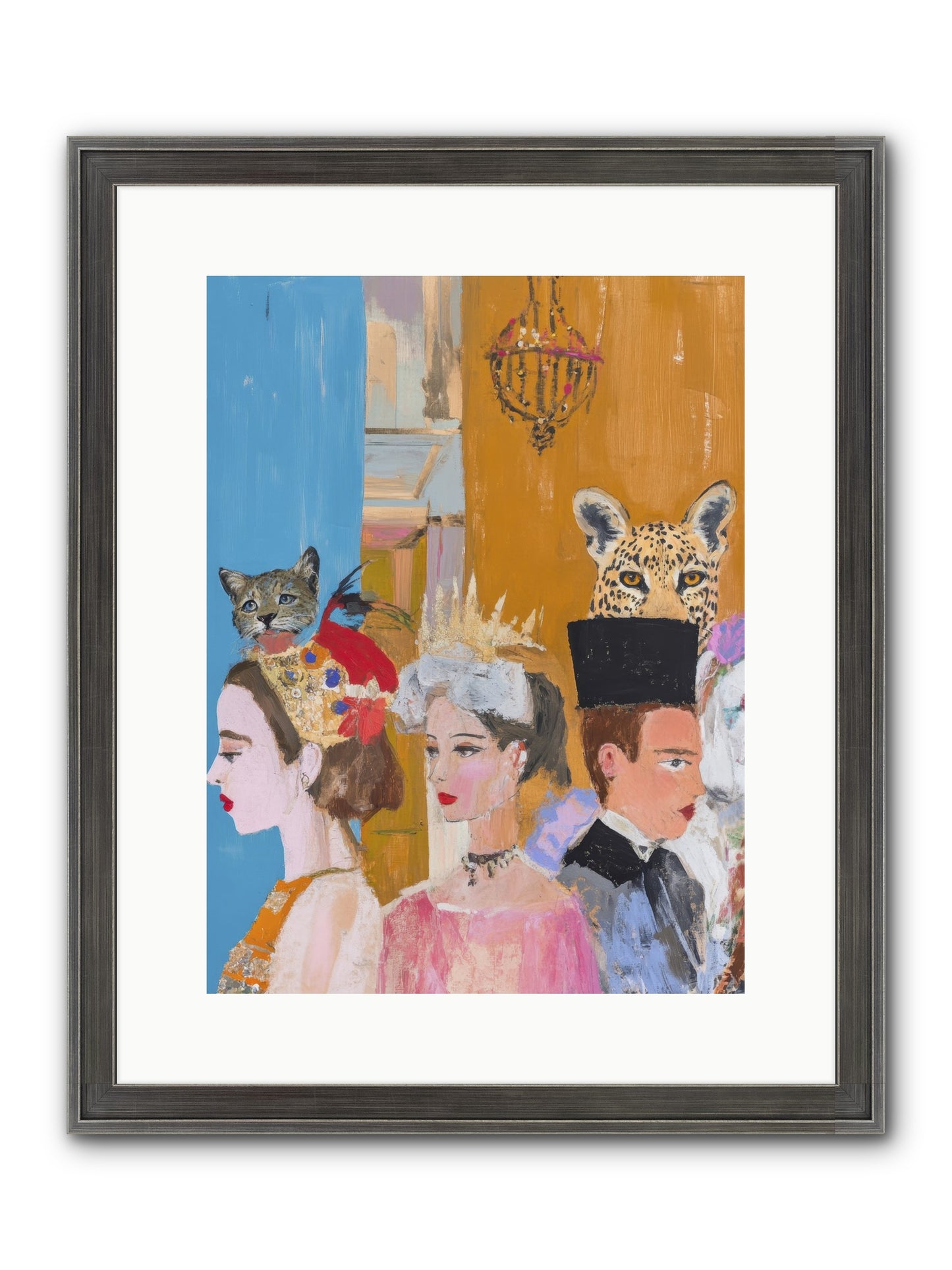 Midnight Theater Guild Framed Print - Slimwoods Black/Silver 12x16