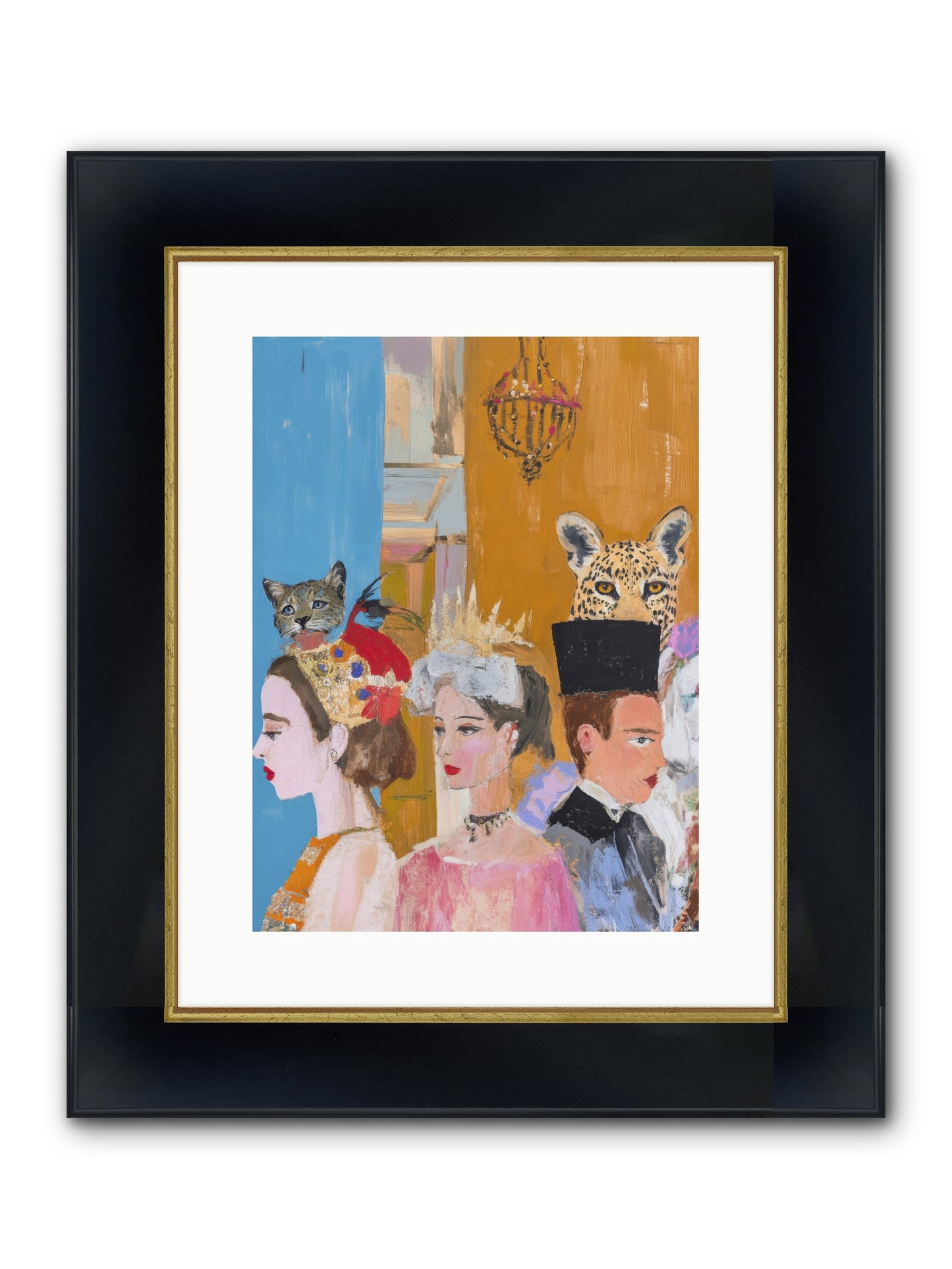Midnight Theater Guild Framed Print - Wide Black w/Gold 12x16